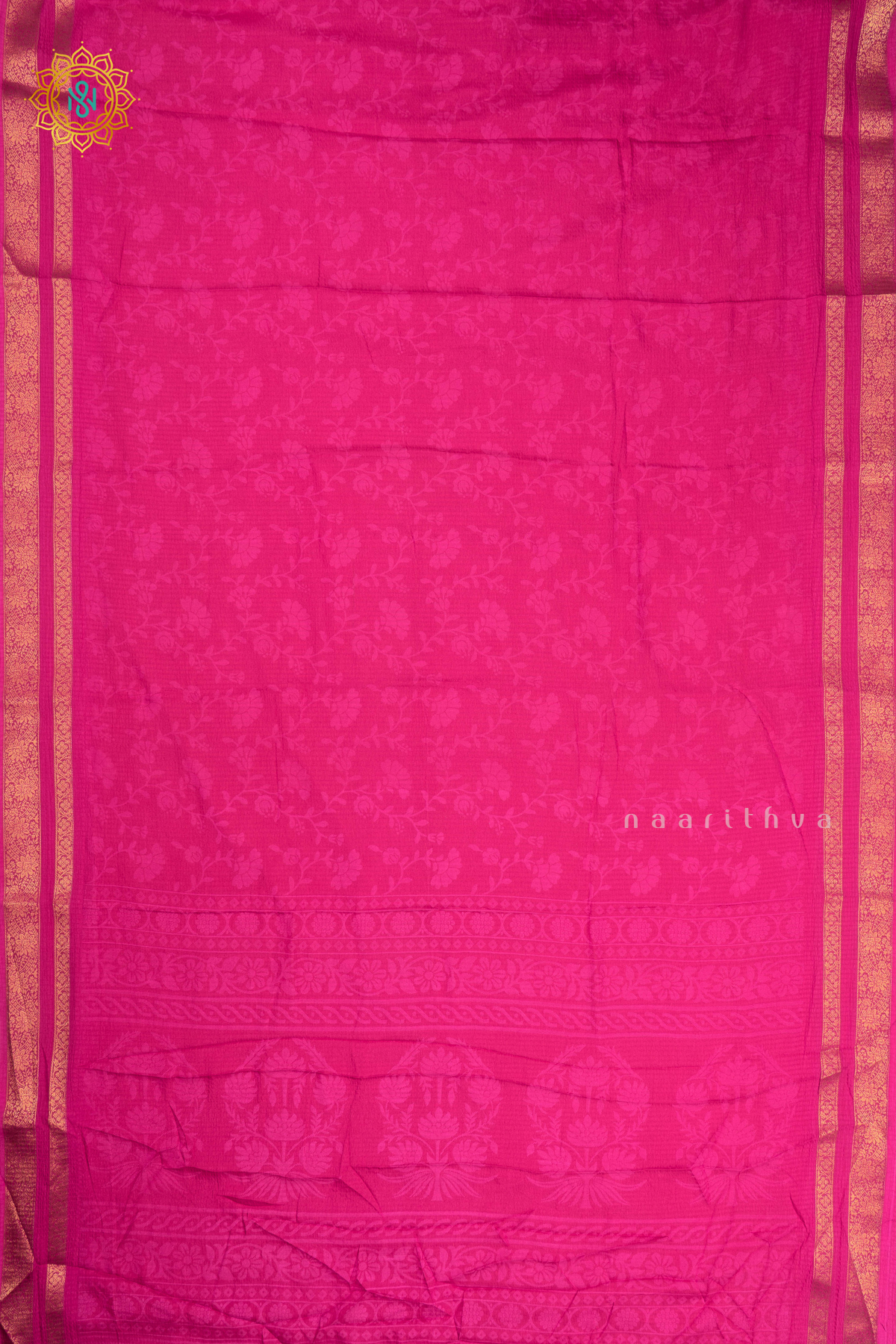 PINK -SEMI CREPE SILK