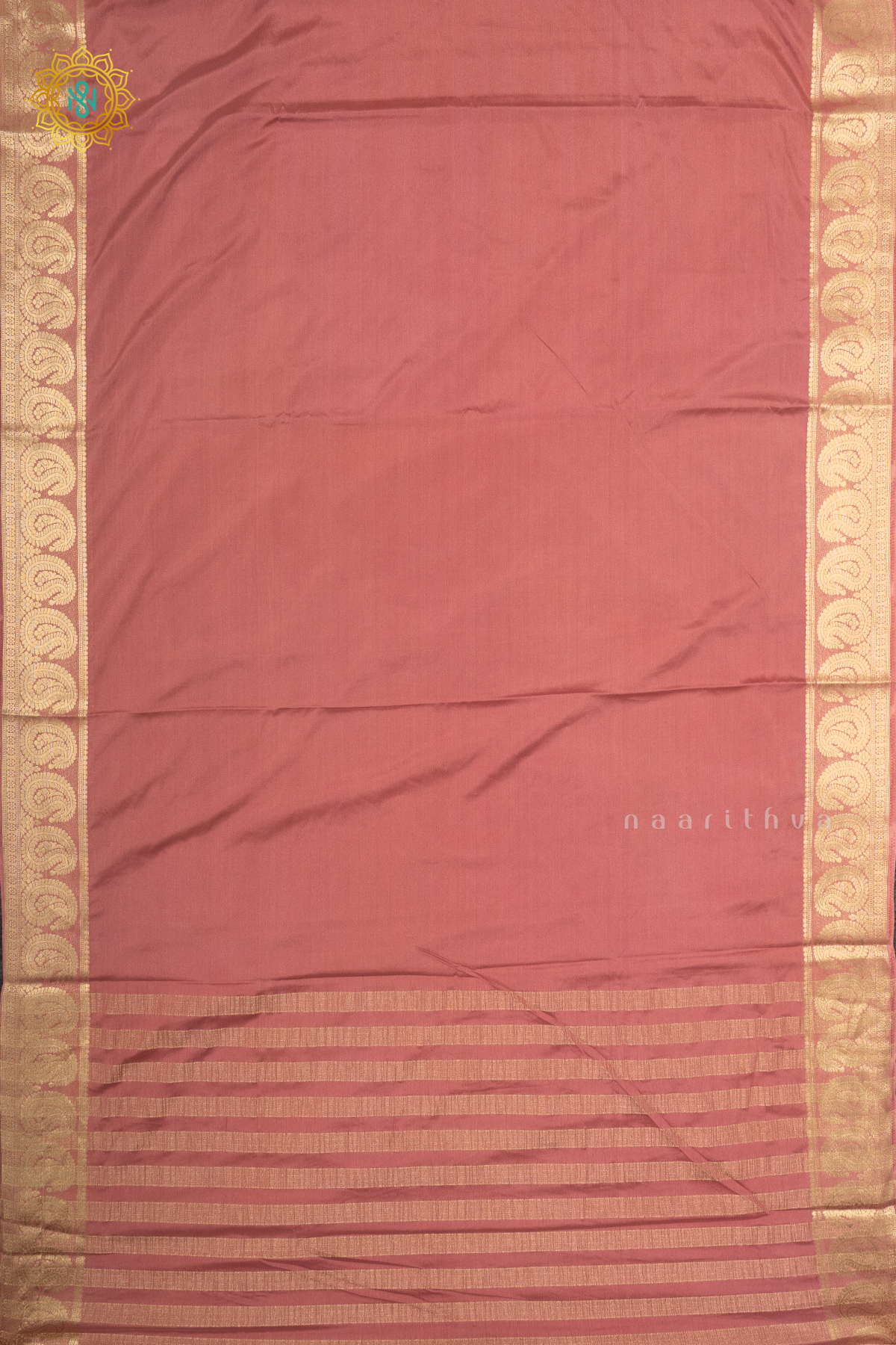 MAUVE - SEMI MYSORE CREPE SILK