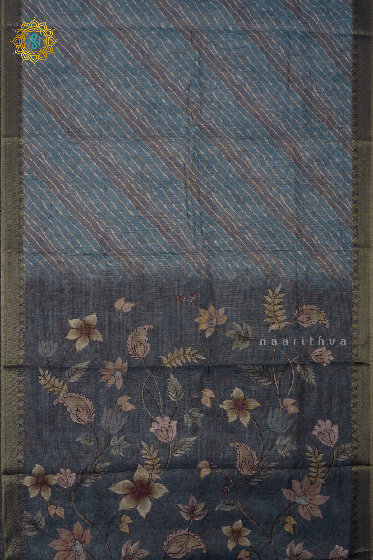 PEACOCK BLUE - LINEN TISSUE