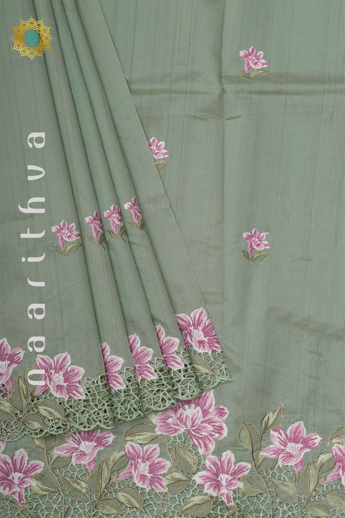 GREEN - SEMI TUSSAR SILK