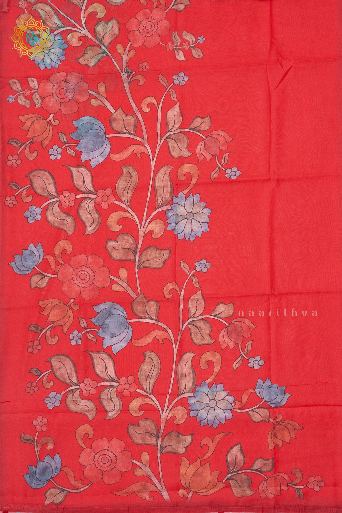RED - CHANDERI COTTON