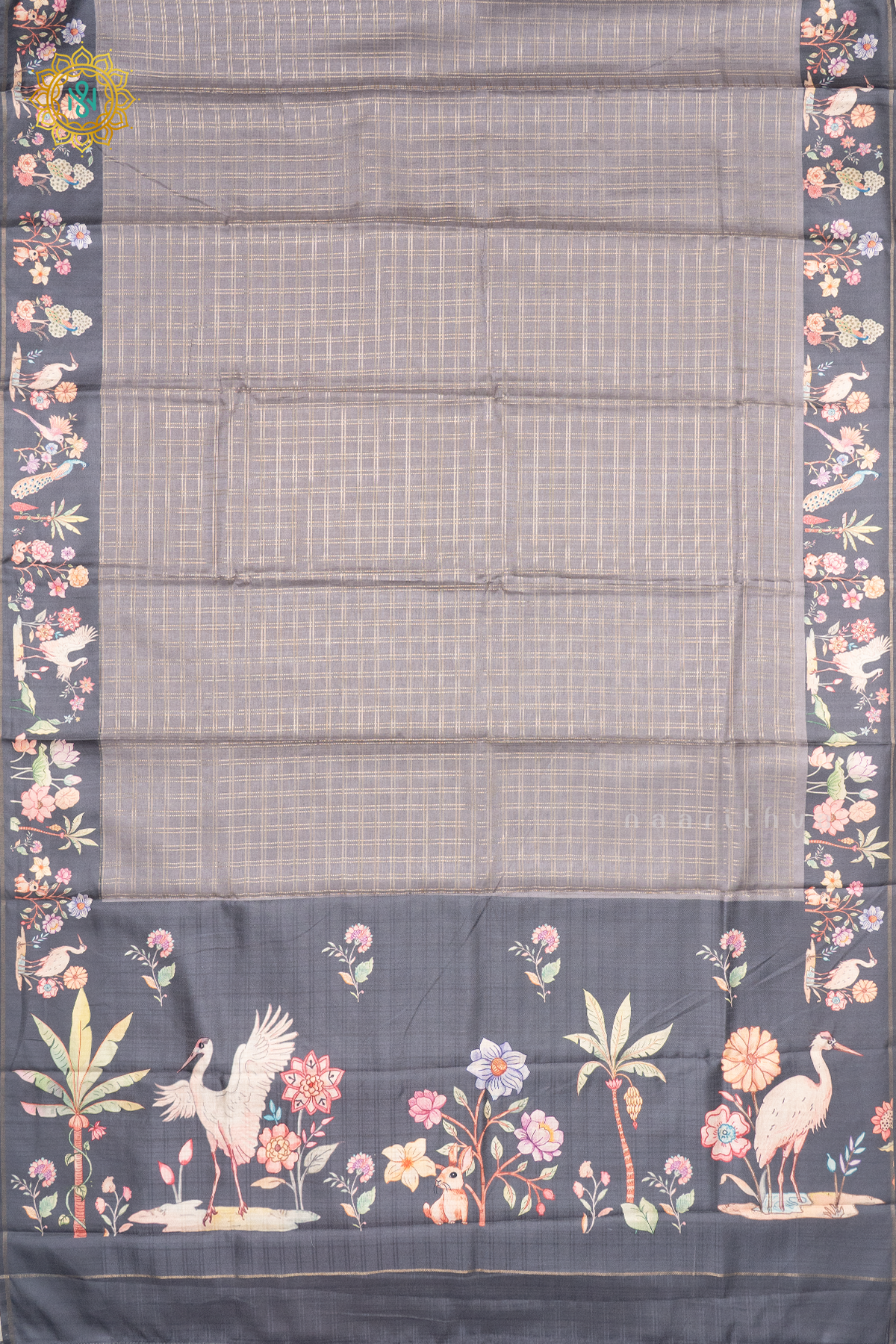 GREY WITH ELEPHANT GREY - SEMI TUSSAR
