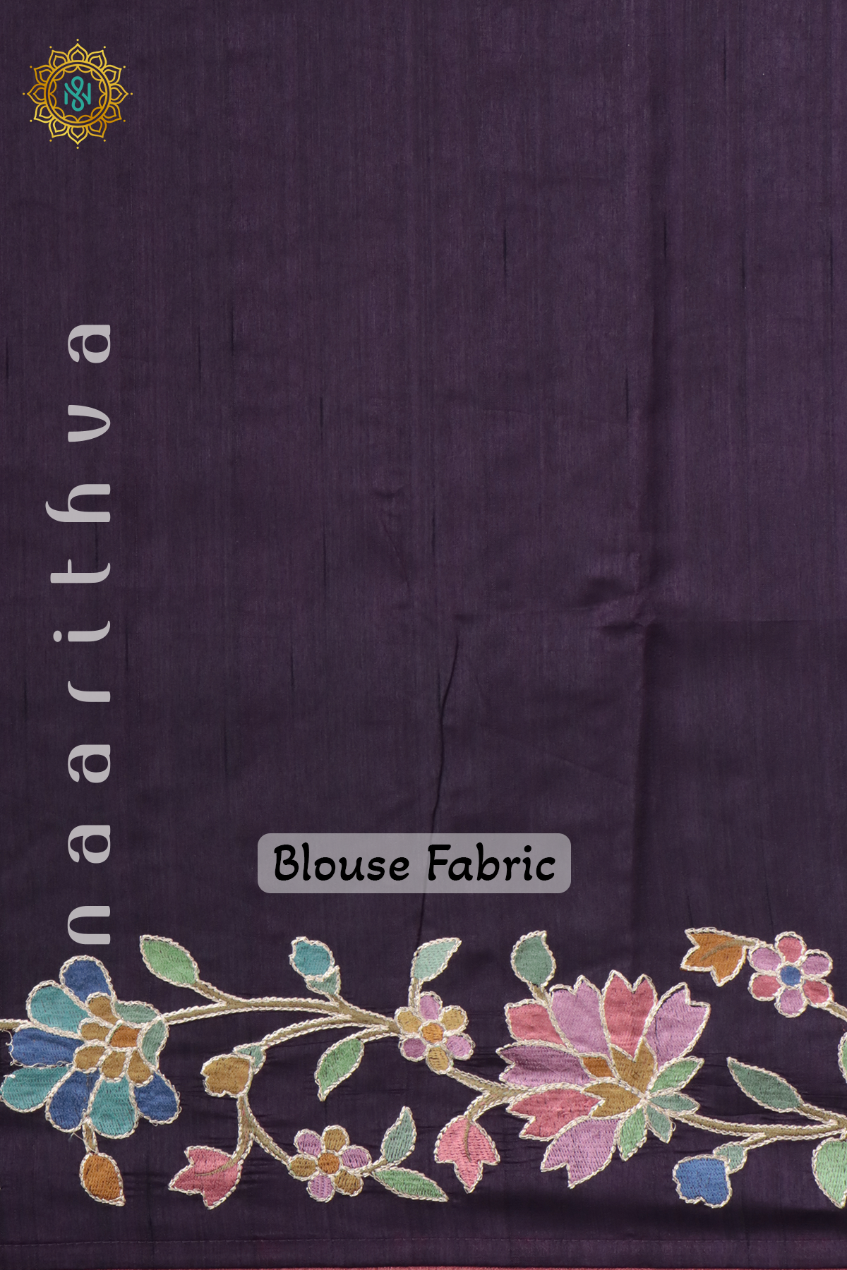 DEEP PURPLE - SEMI TUSSAR SILK