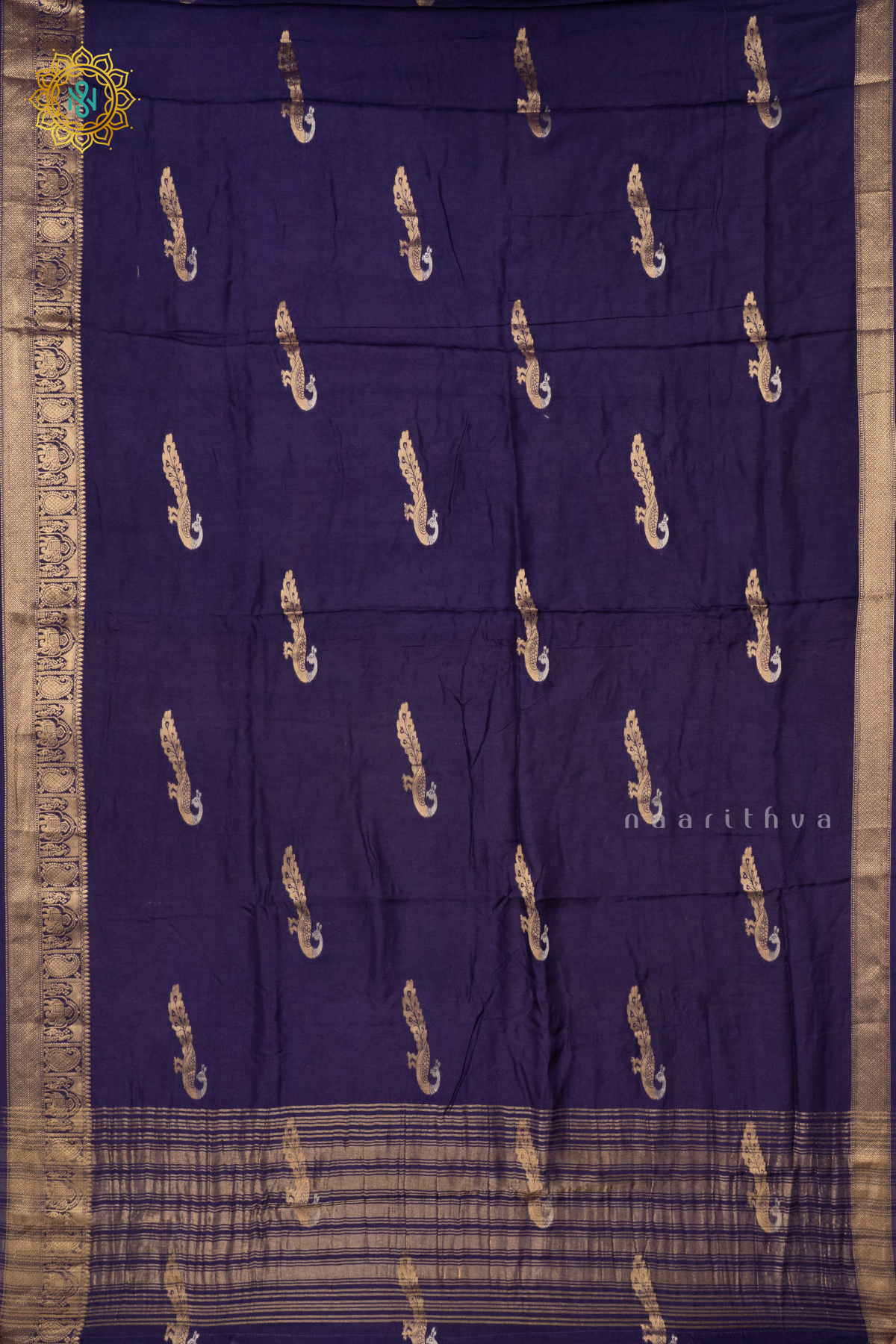 PURPLE WITH YELLOW - DOLA SILK