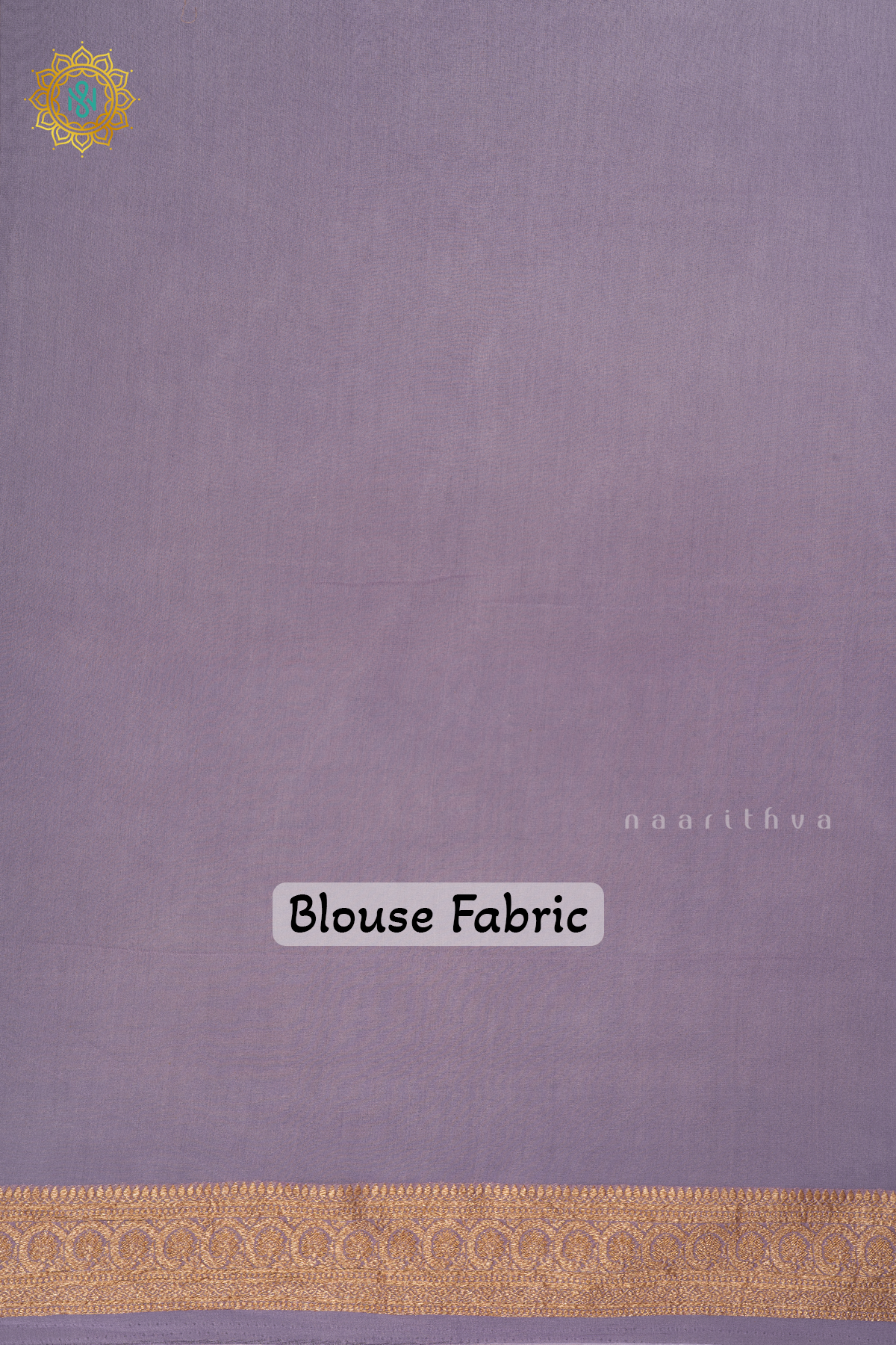 Purple With Lavender Pure Banarasi Khaddi Georgette Saree Allover Zari Woven Buttas And Contrast Zari Woven Border