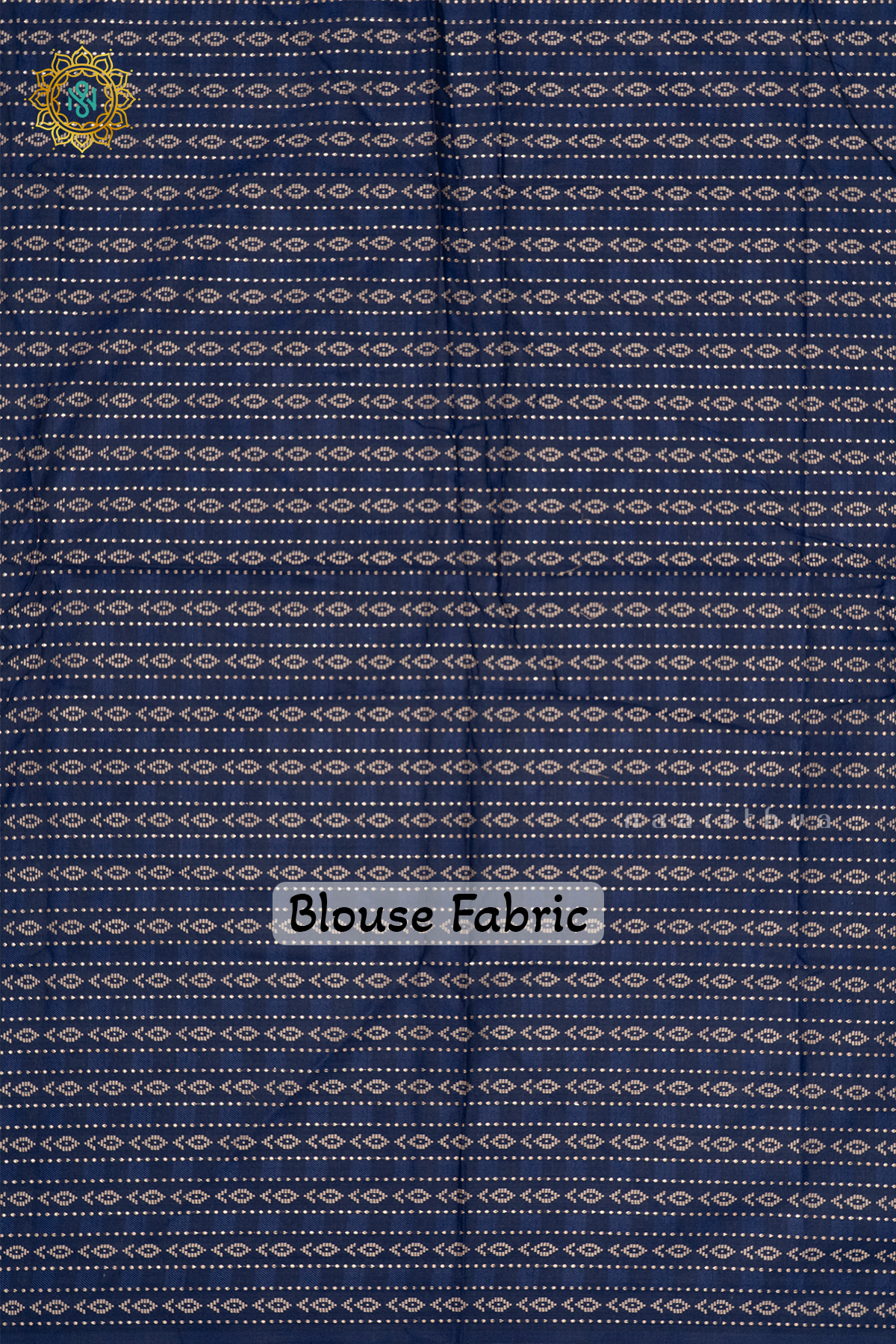 WHITE WITH BLUE - LINEN BY COTTON