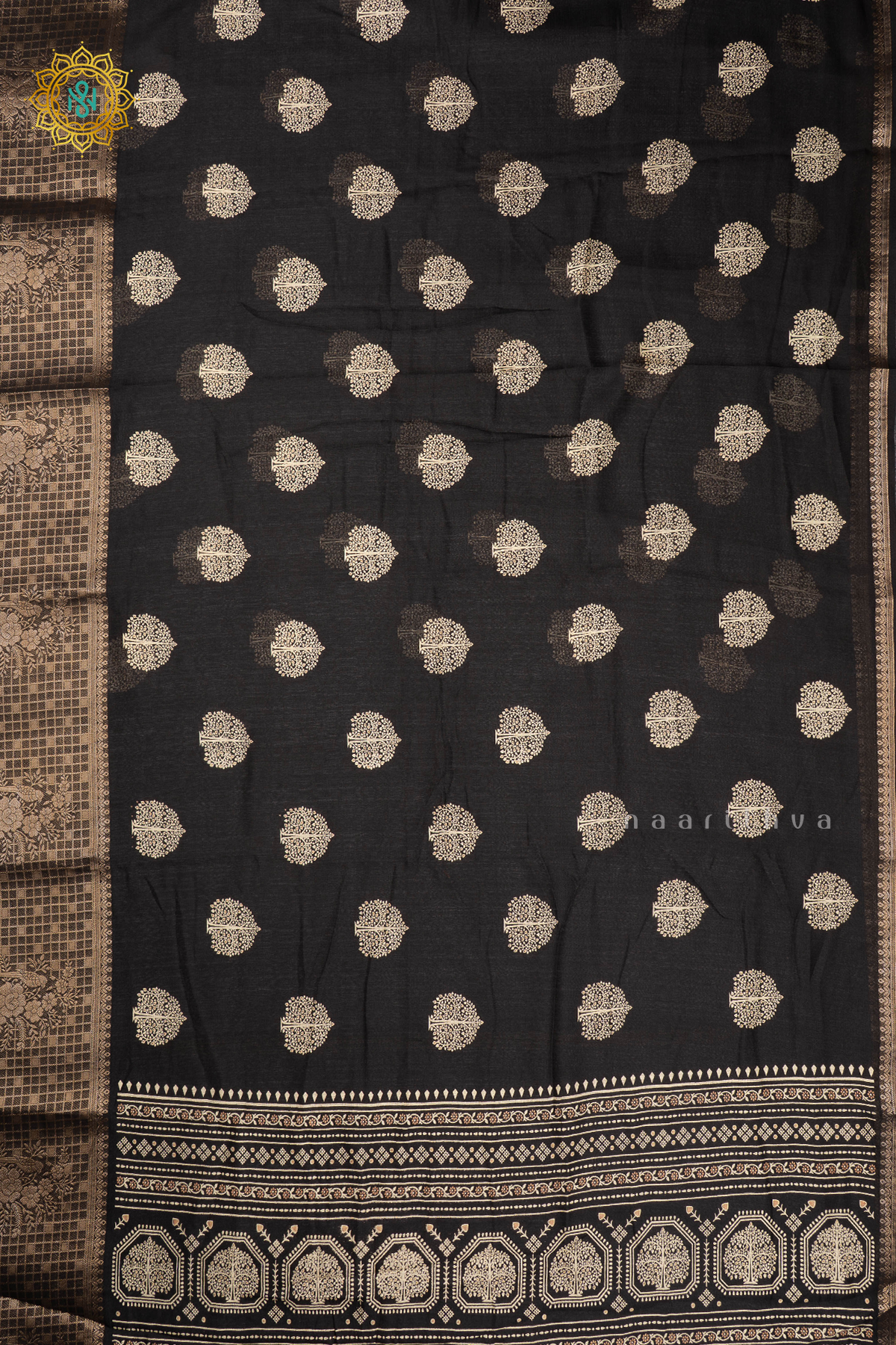 BLACK - SEMI GEORGETTE