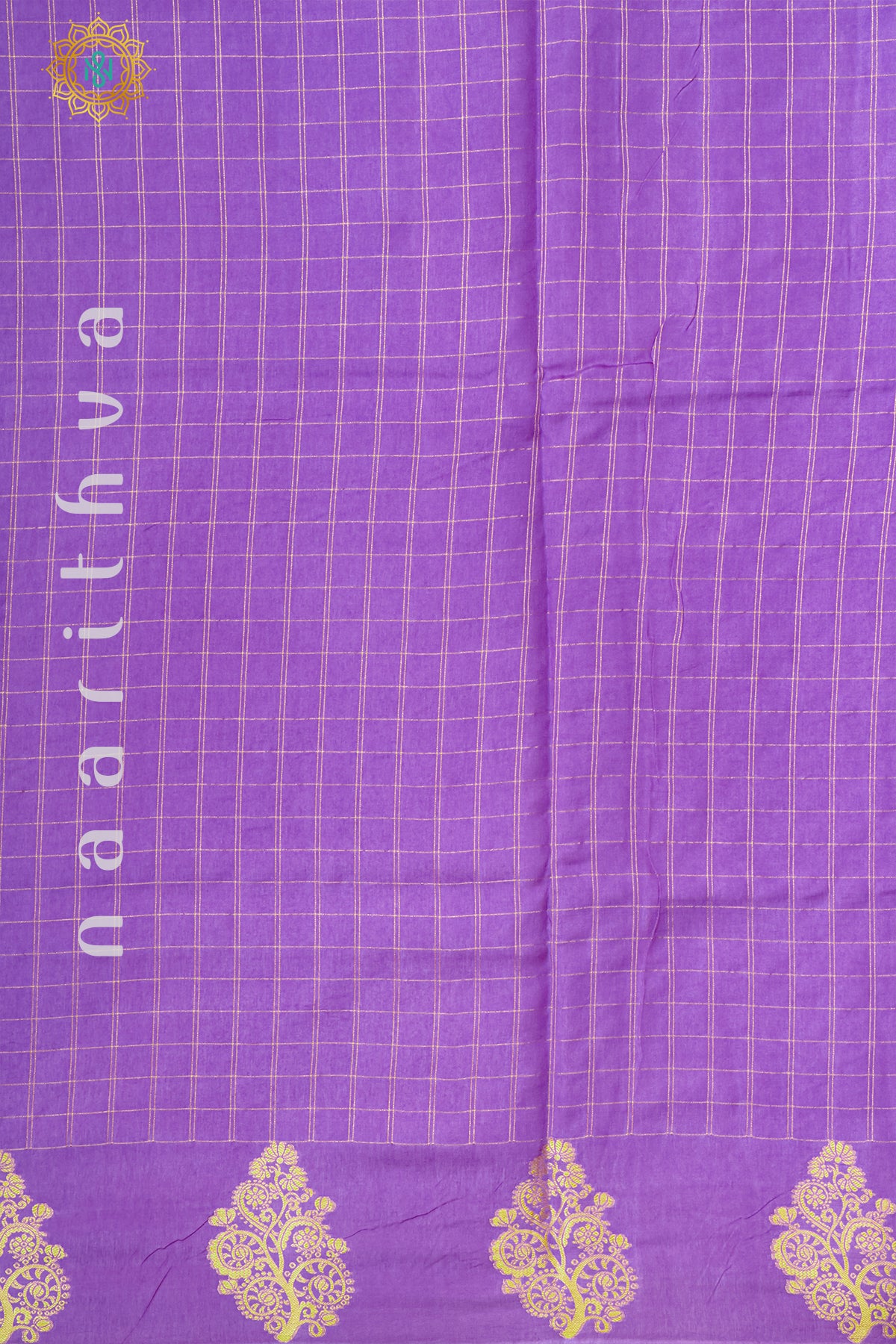 LAVENDER WITH MAGENTA - DOLA SILK