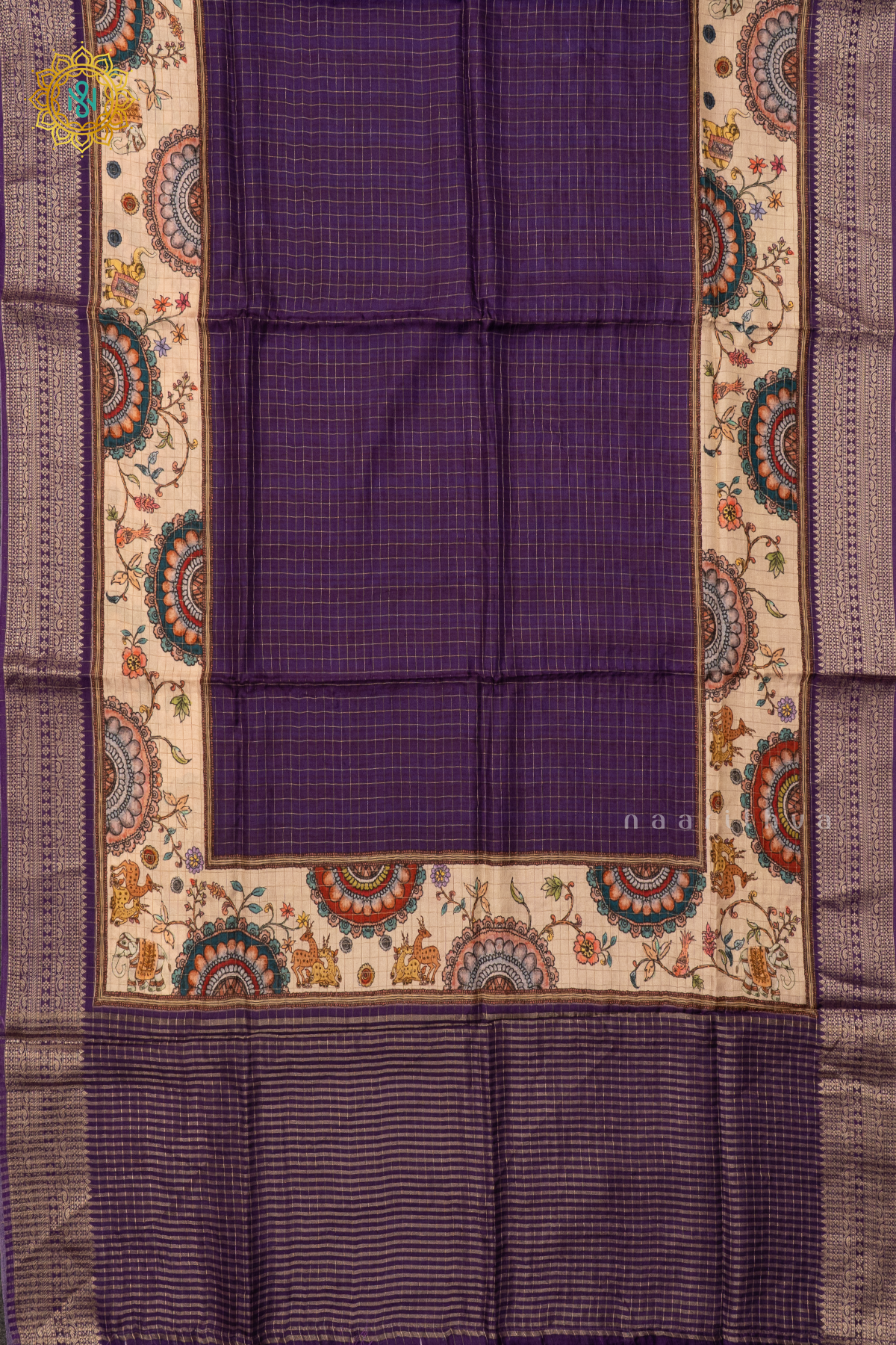 PURPLE - SEMI CREPE SILK