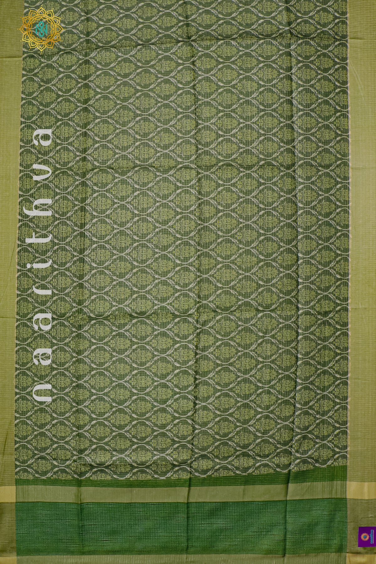 GREEN - SEMI TUSSAR SILK