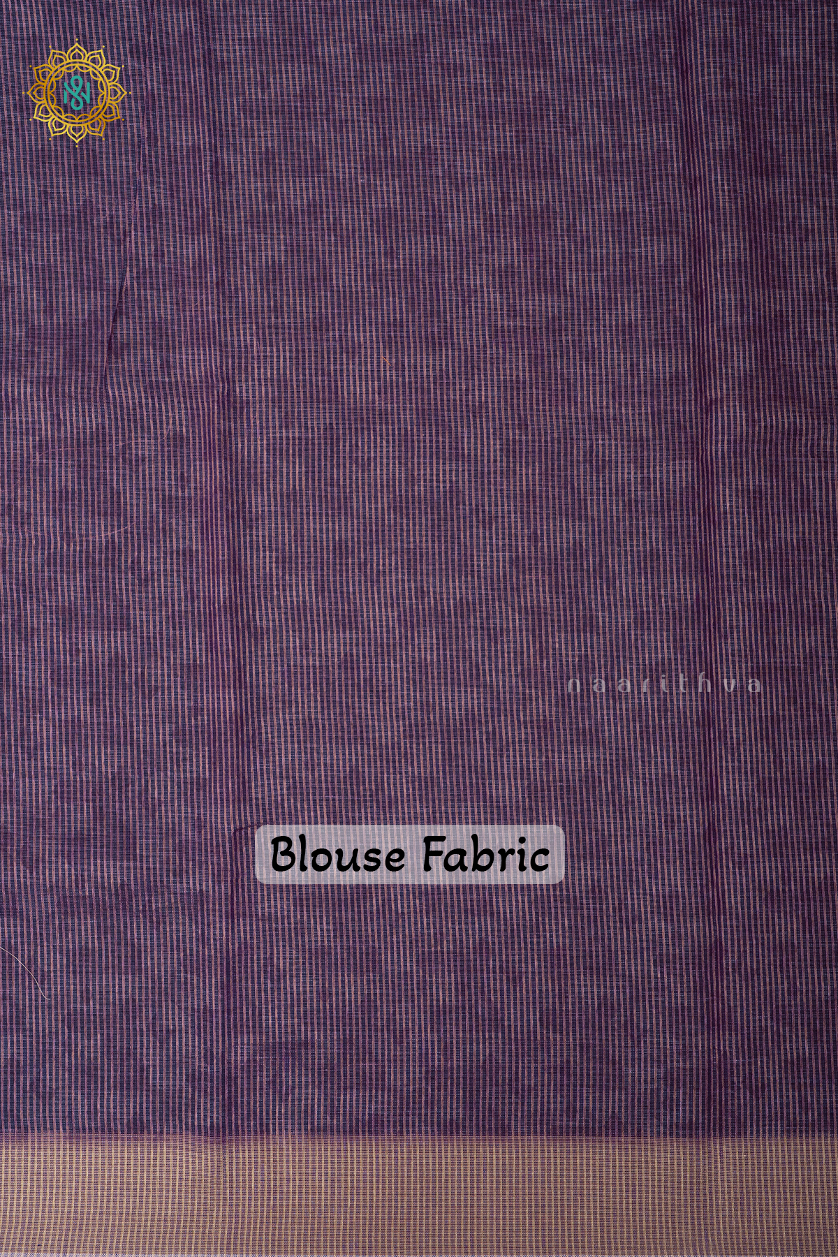 OFF WHITE WITH PURPLE - LINEN BY COTTON