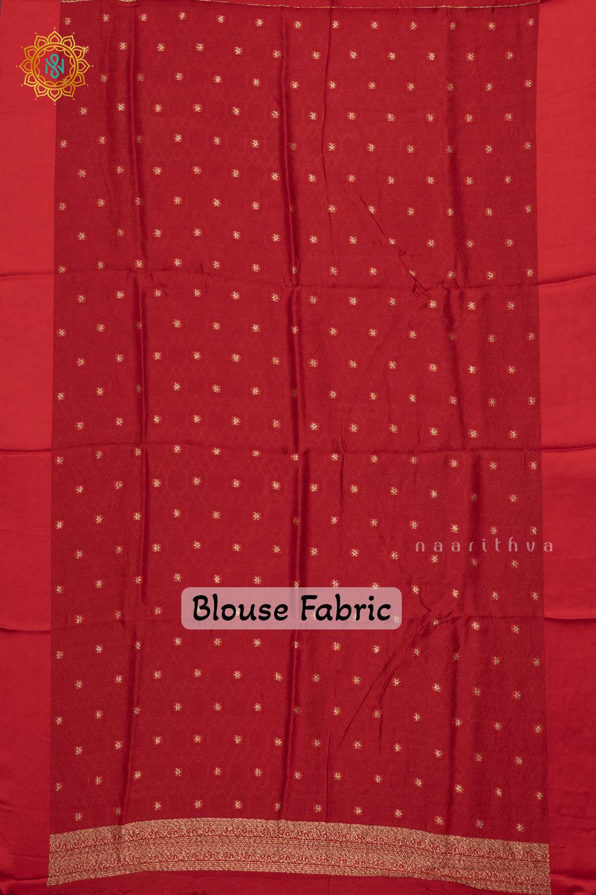 RED - SEMI TUSSAR SILK