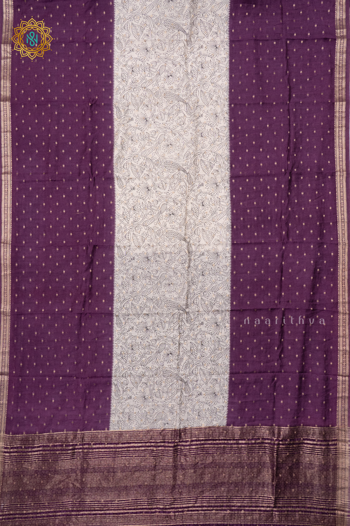 PURPLE WITH WHITE - BUTTER CREPE