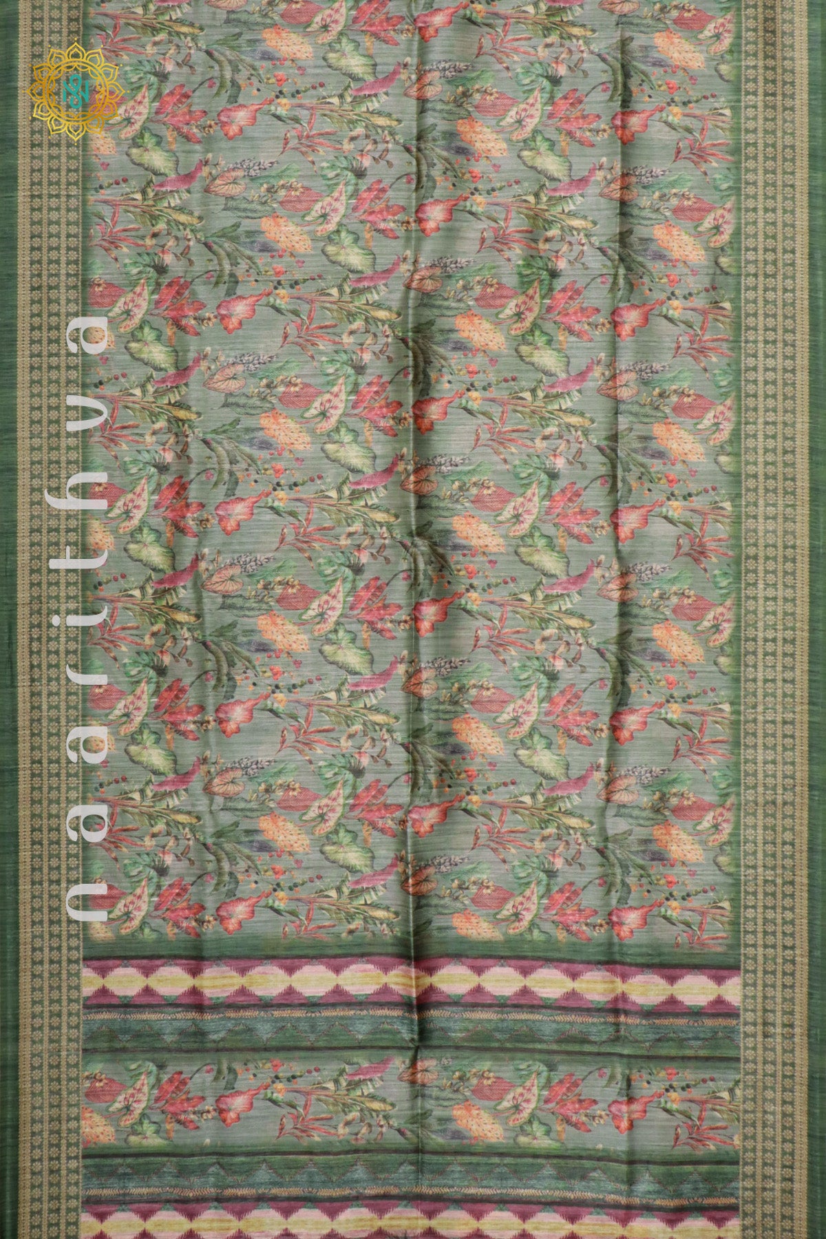 GREEN - JUTE COTTON