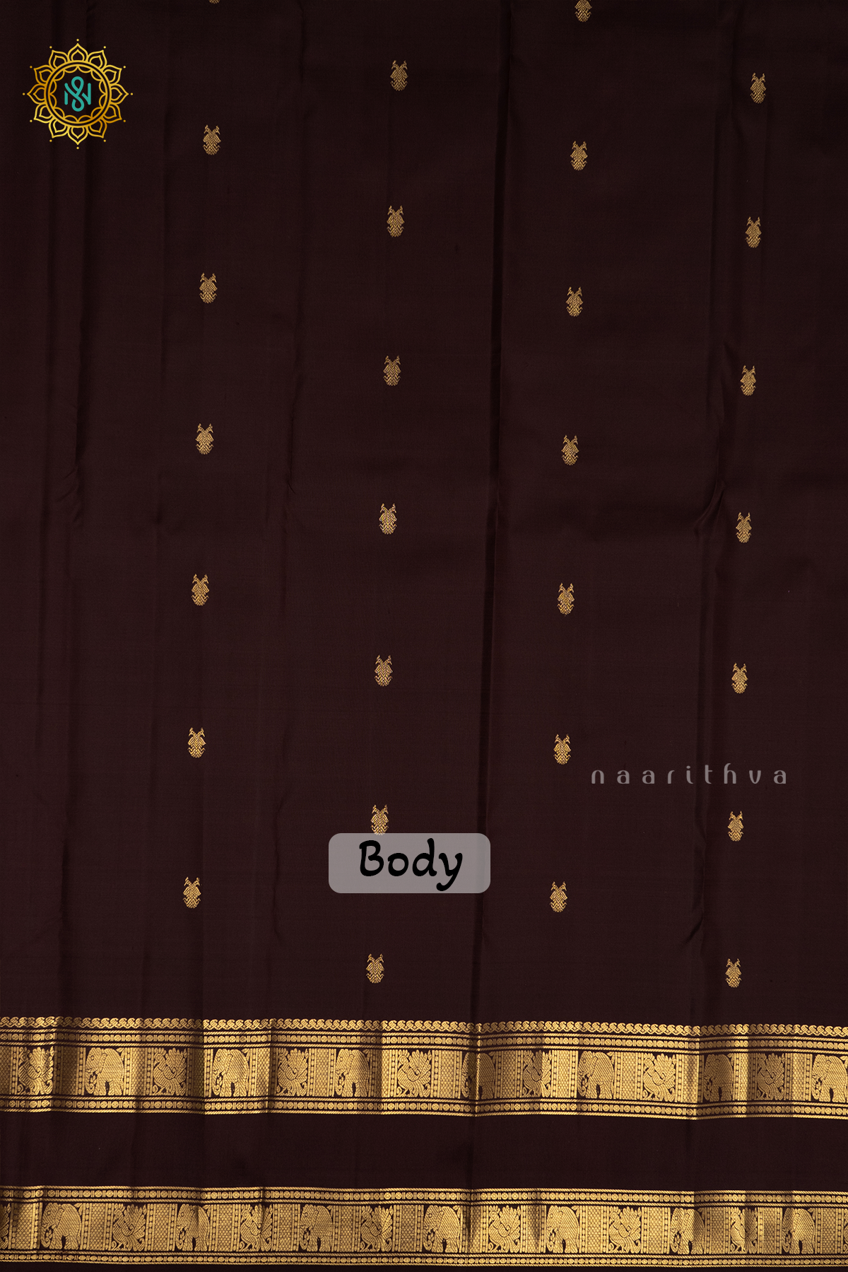 BROWN - PURE KANJIVARAM SILK