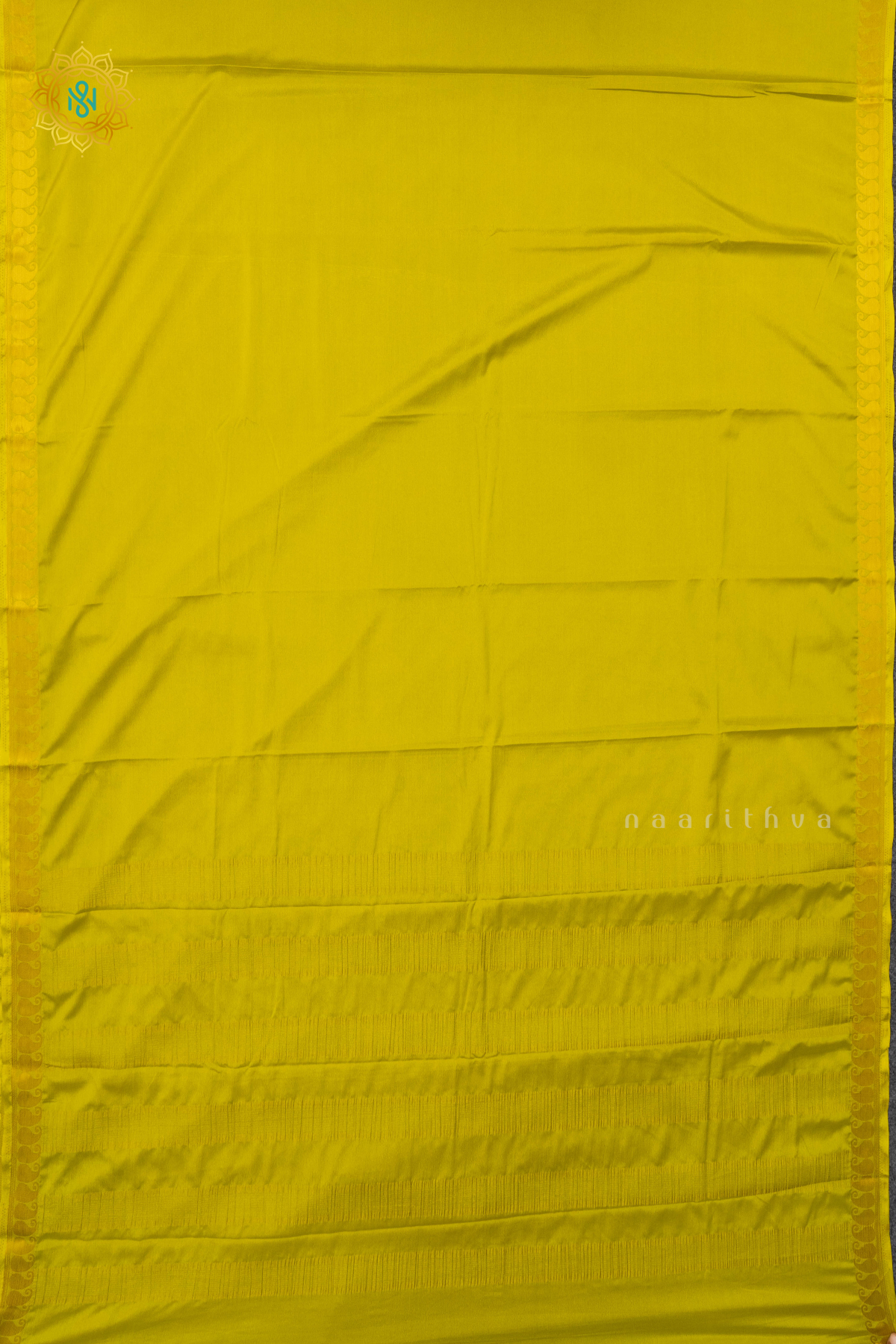 LEMON YELLOW - SEMI MYSORE CREPE SILK