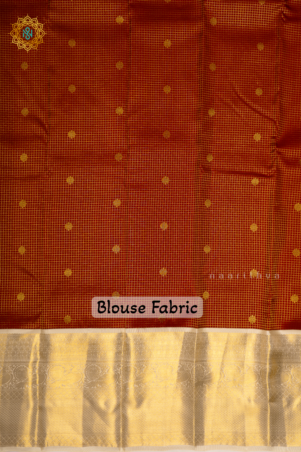 MAROON WITH WHITE - PURE KANJIVARAM SILK