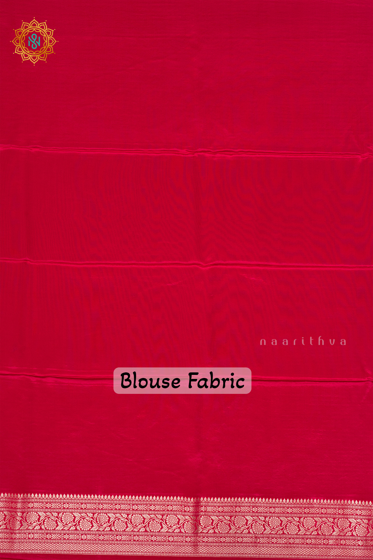 PINKISH RED - SEMI KATAN BANARASI