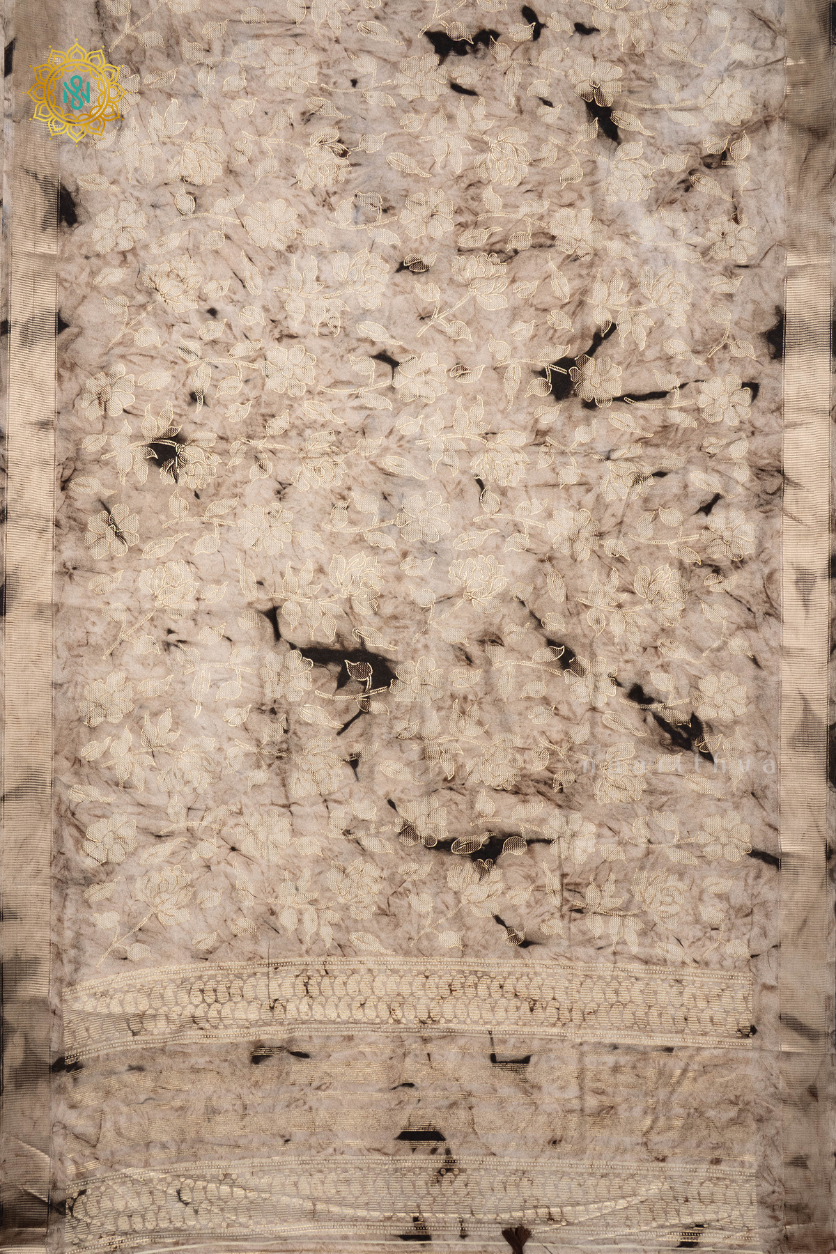LIGHT BROWN - SEMI GEORGETTE