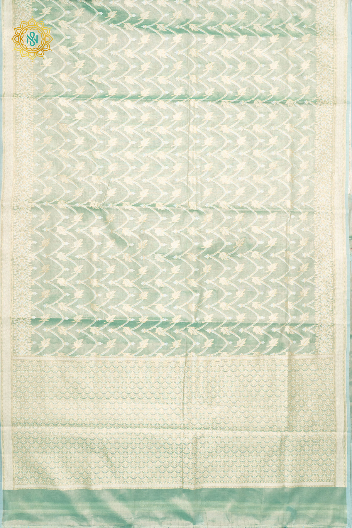 AQUA GREEN - TISSUE ORGANZA