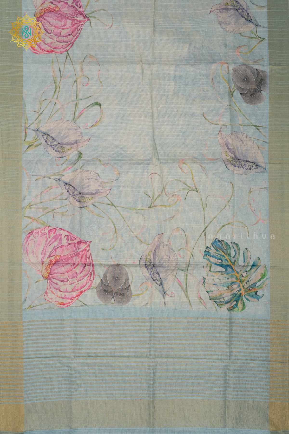 AQUA BLUE - CRUSH TISSUE