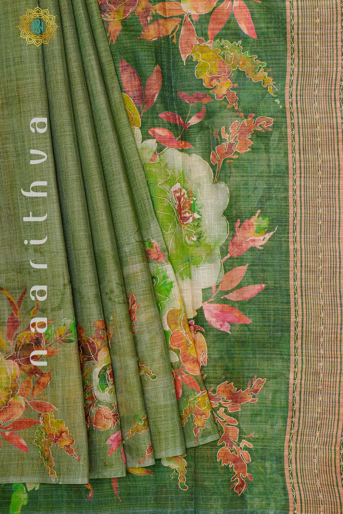 GREEN - LINEN TISSUE