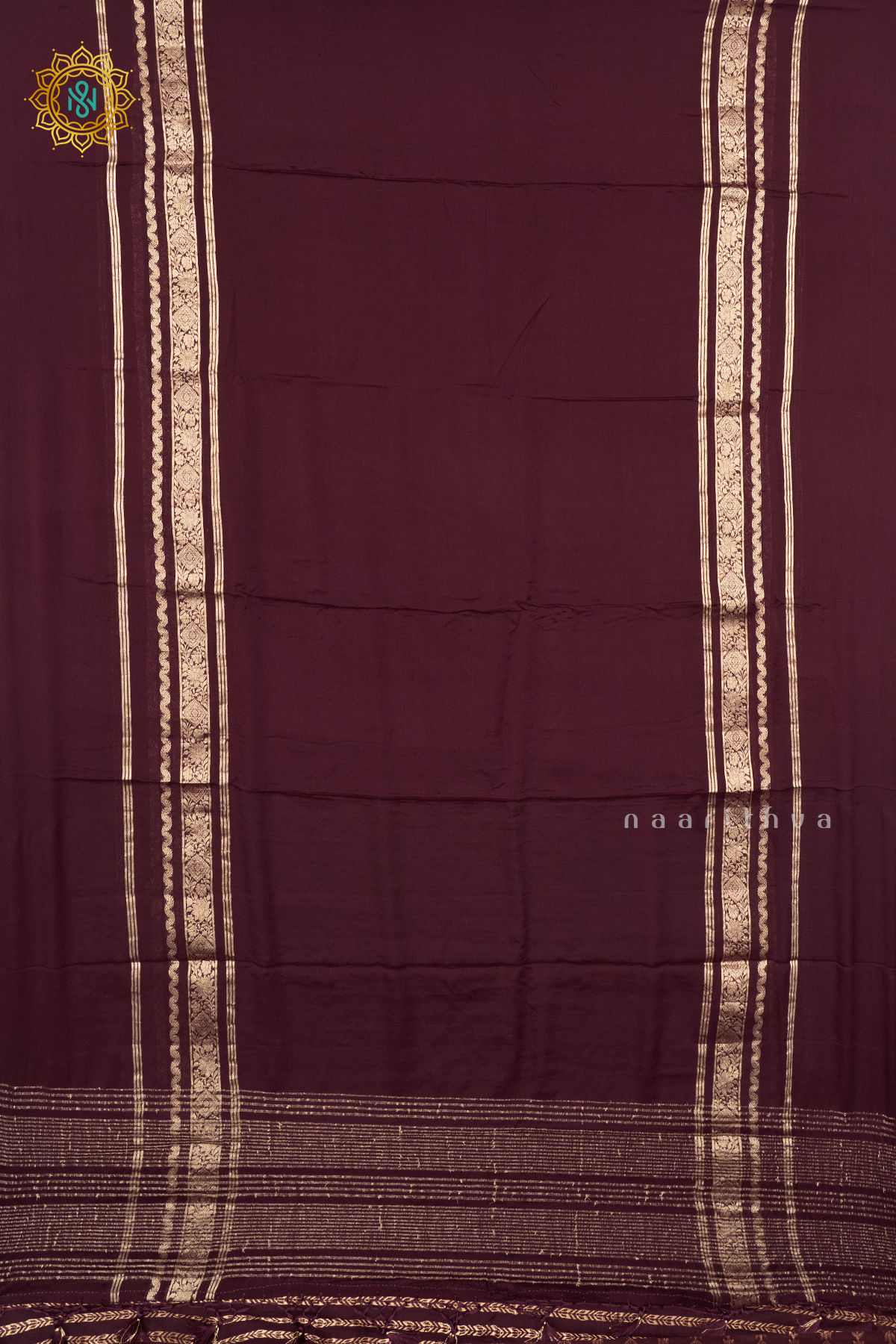 WINE - SEMI MYSORE CREPE SILK