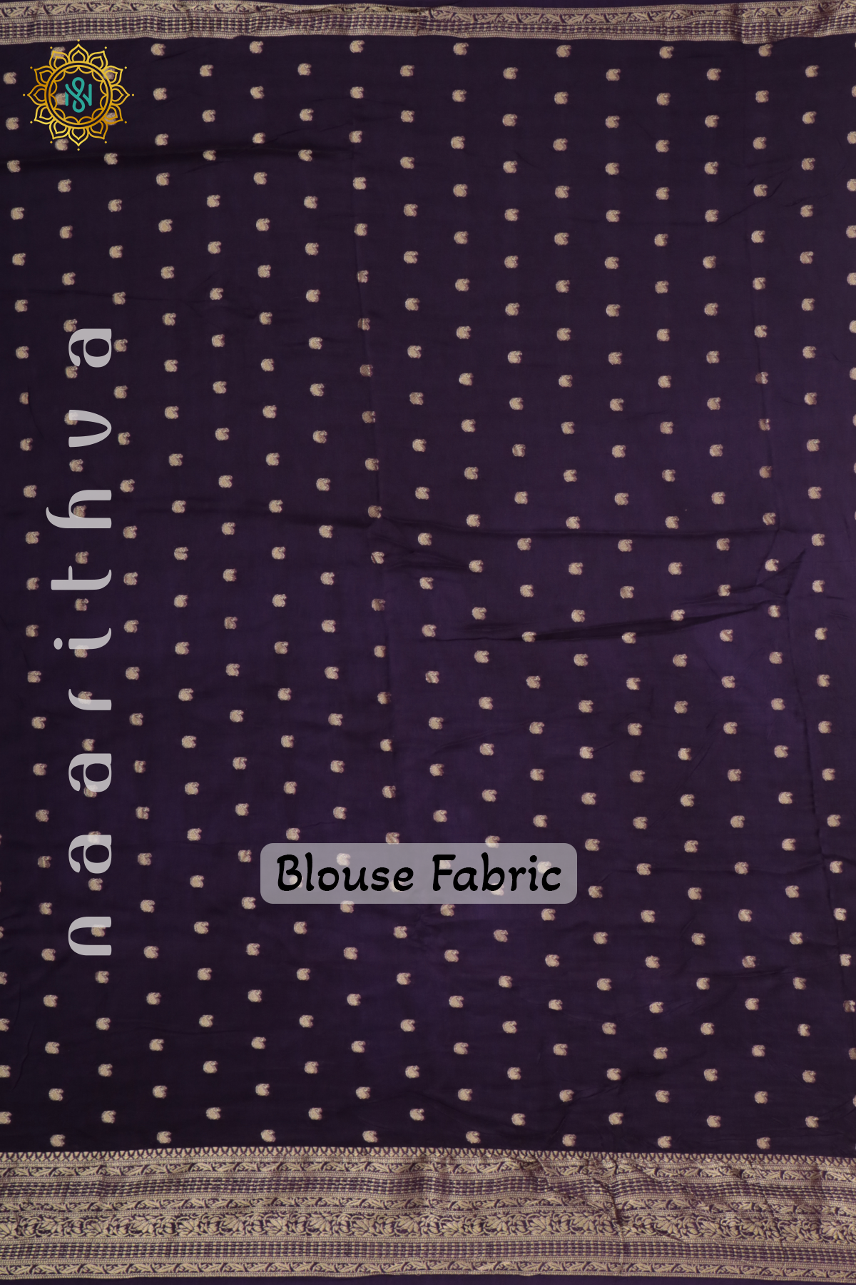 WHITE WITH PURPLE - DOLA SILK