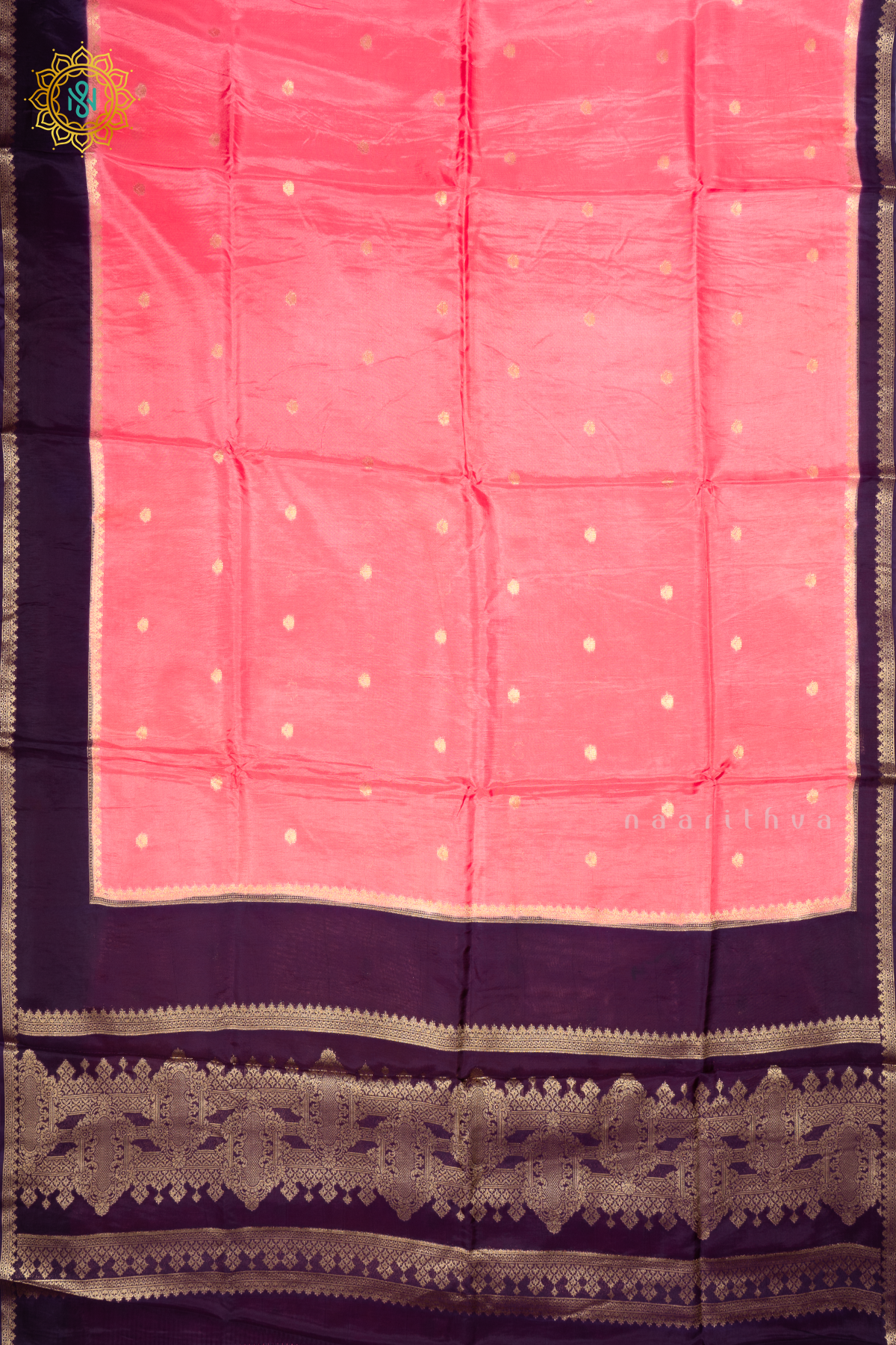 PINK WITH PURPLE - DOLA SILK