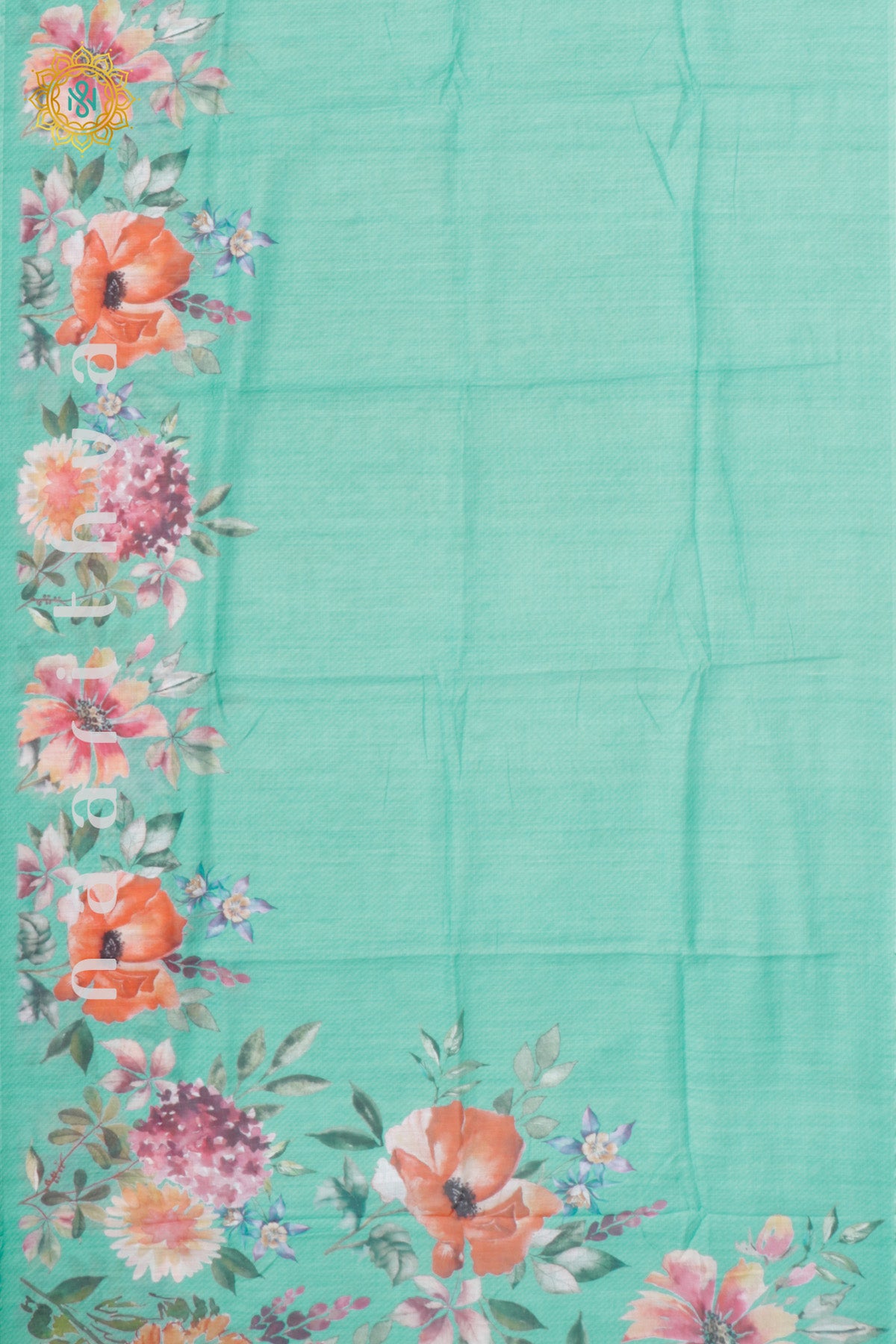 AQUA GREEN - LINEN BY COTTON