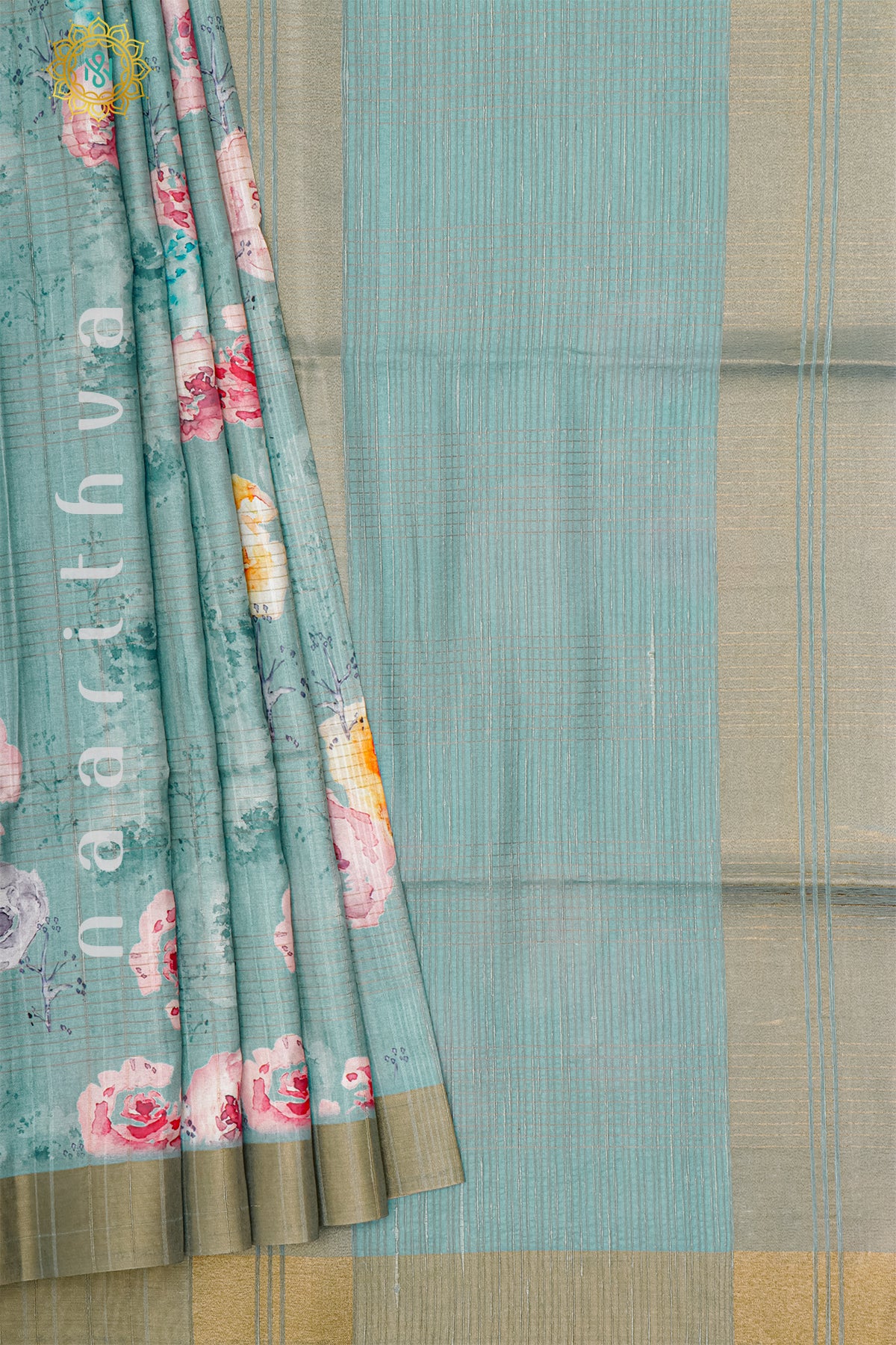 AQUA BLUE - SEMI TUSSAR