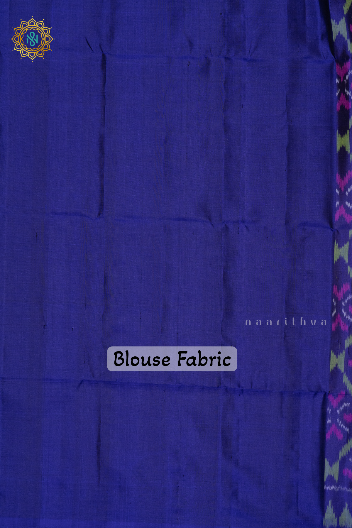 BLUE - PURE KANJIVARAM IKAT SOFT SILK