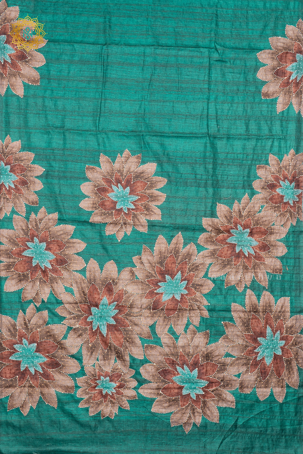 GREEN - KOTHA TUSSAR WITH KATHA WORK