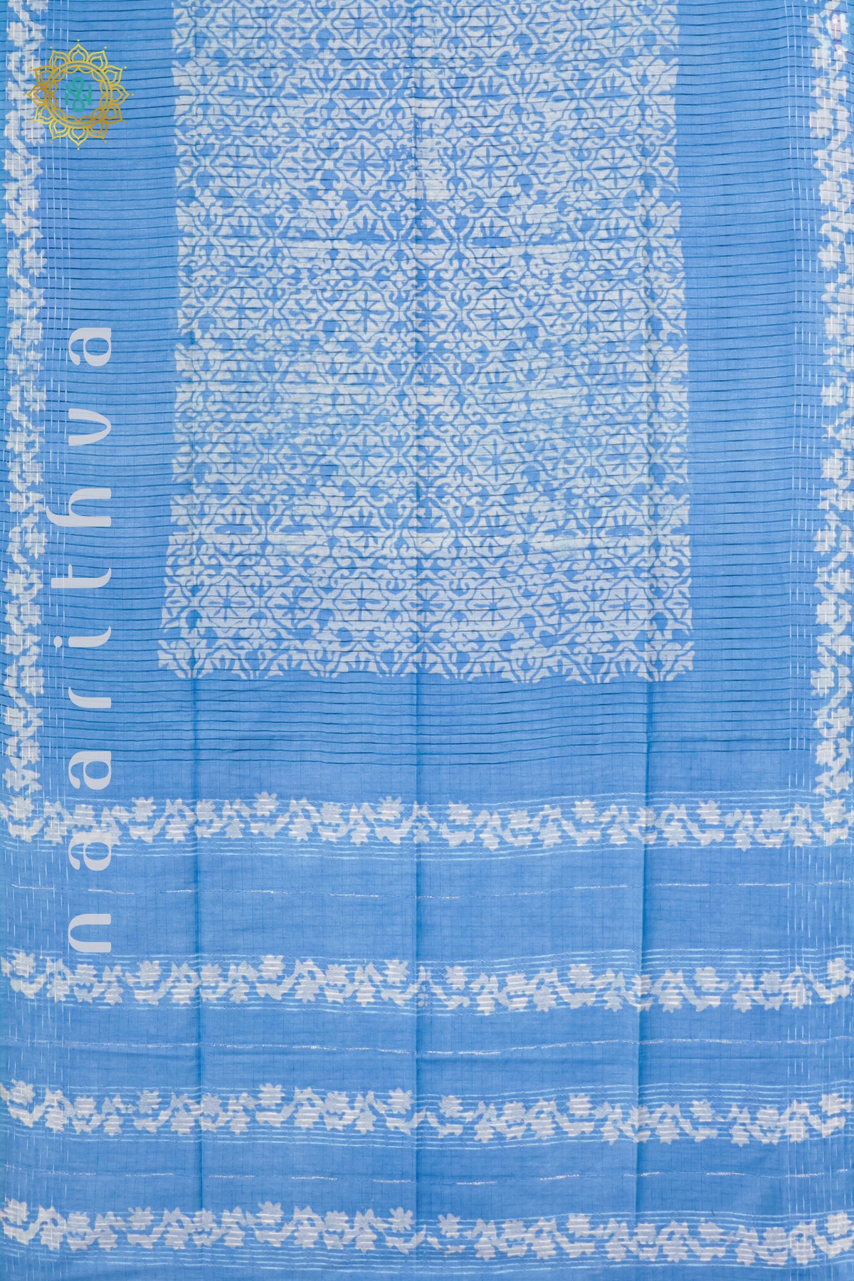 AQUA BLUE - SLUB COTTON