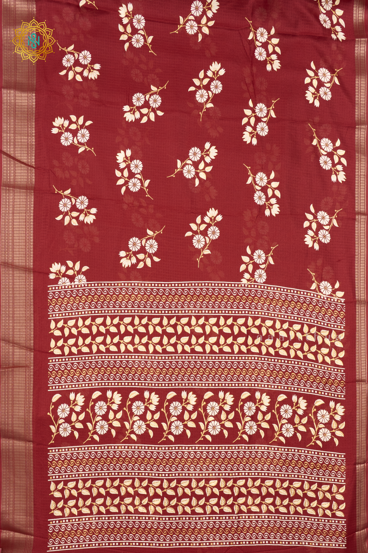 MAROON - DOLA SILK