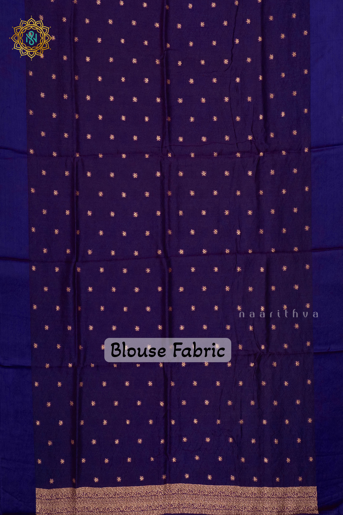 Purple Semi Tussar Silk Saree With Zari Buttas On The Body