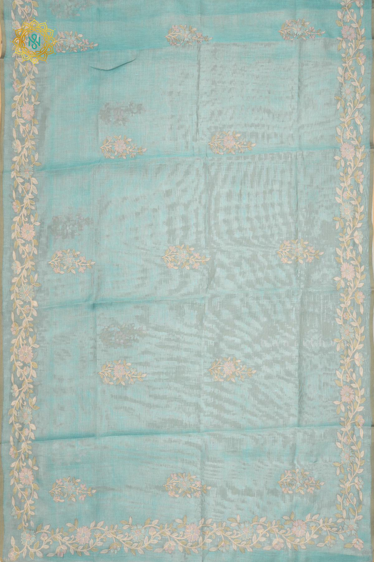 AQUA BLUE - LINEN TISSUE