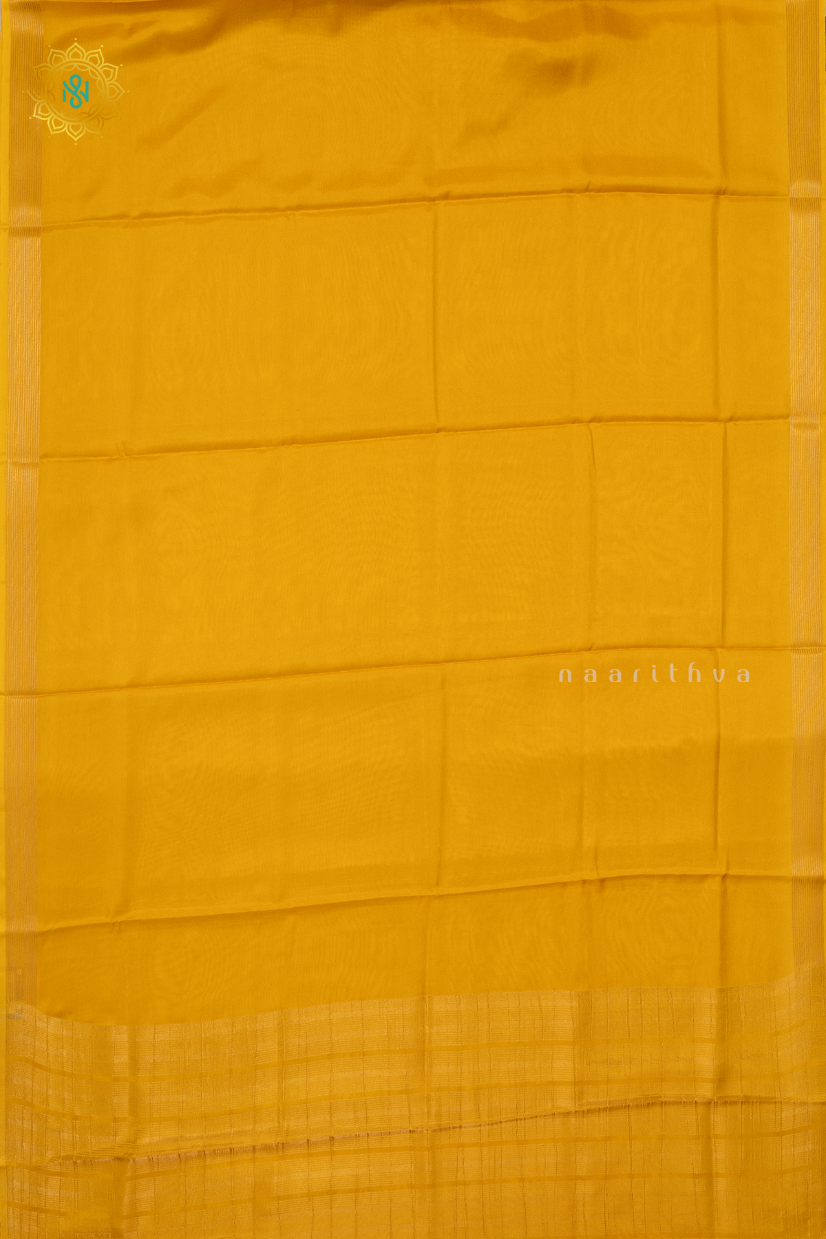 YELLOW - SEMI MYSORE CREPE SILK