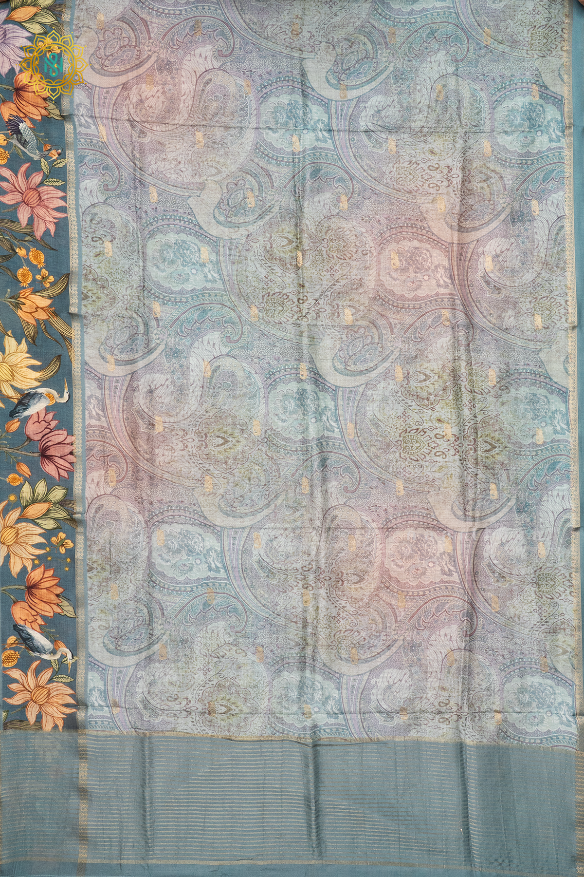 GREY - SEMI CREPE SILK