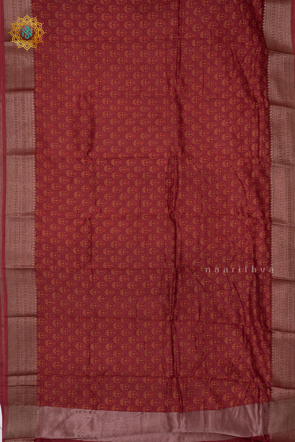 MAROON - CHANDERI SILK COTTON