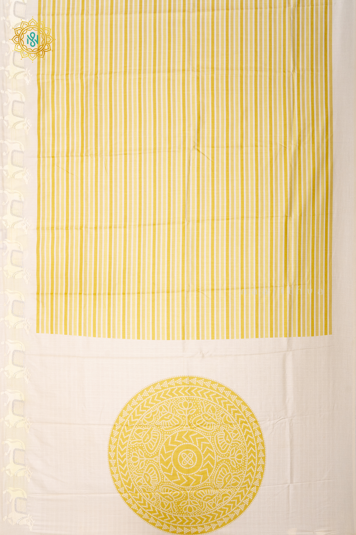 MUSTARD WITH WHITE - MOONGA TUSSAR