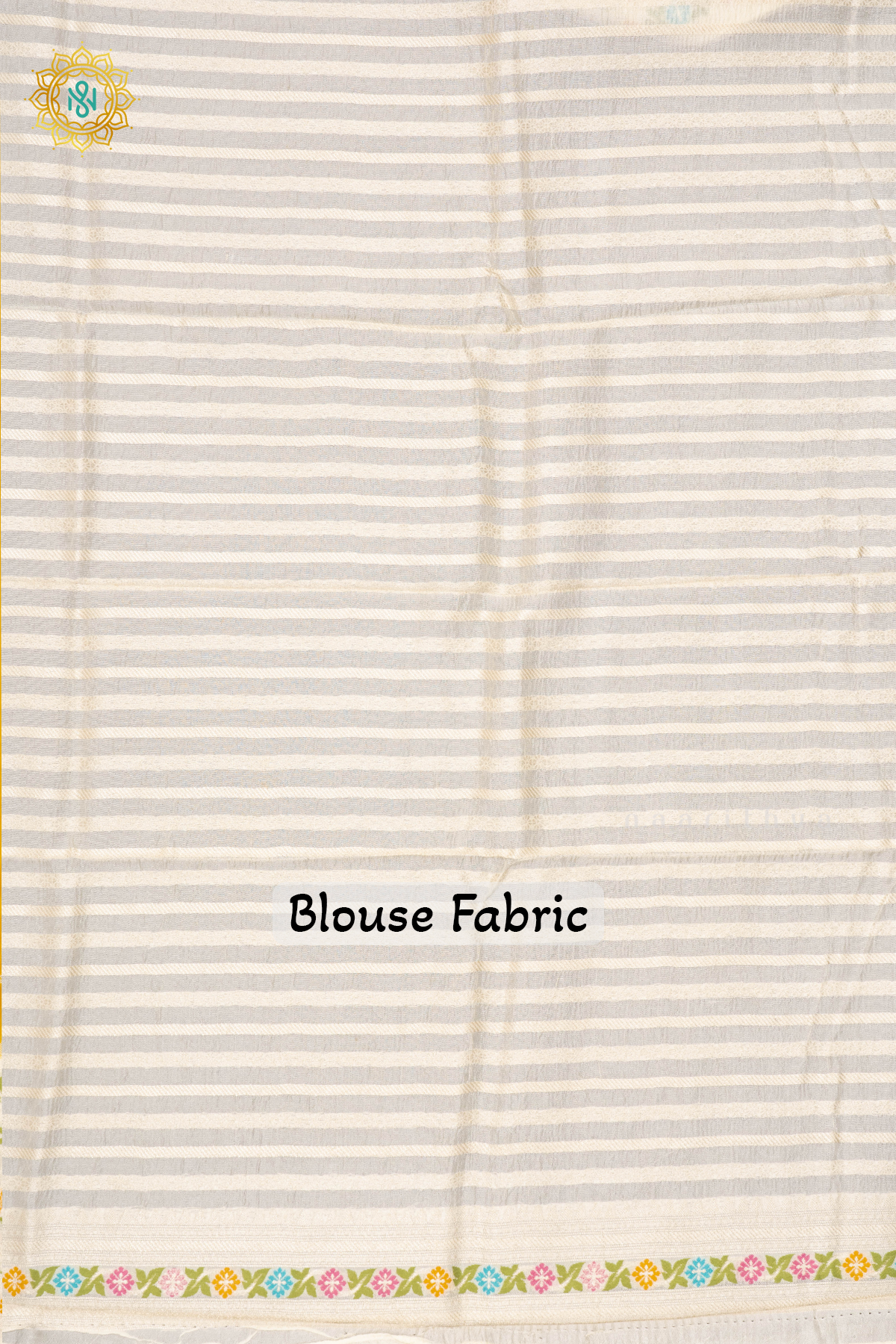 YELLOW WITH WHITE - SEMI TUSSAR