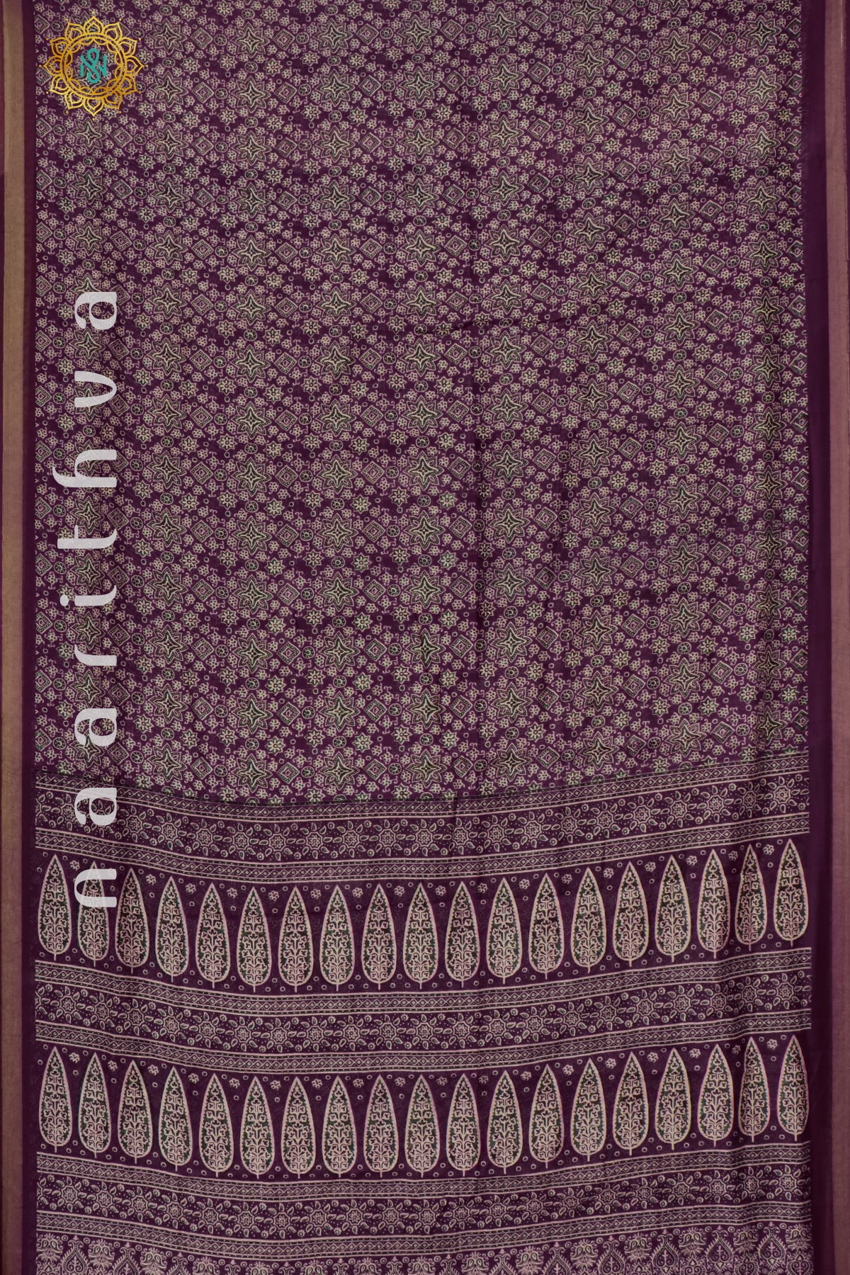 WINE - CHANDERI SILK COTTON