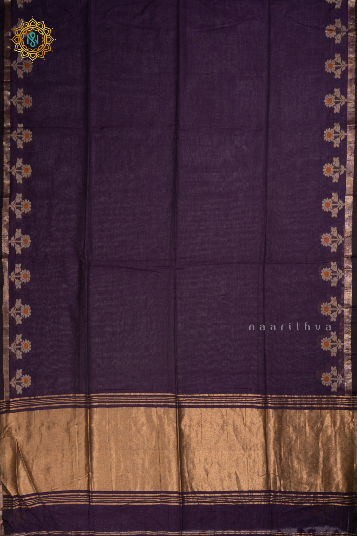 PRE BOOKING PURPLE - MUL COTTON SAREE