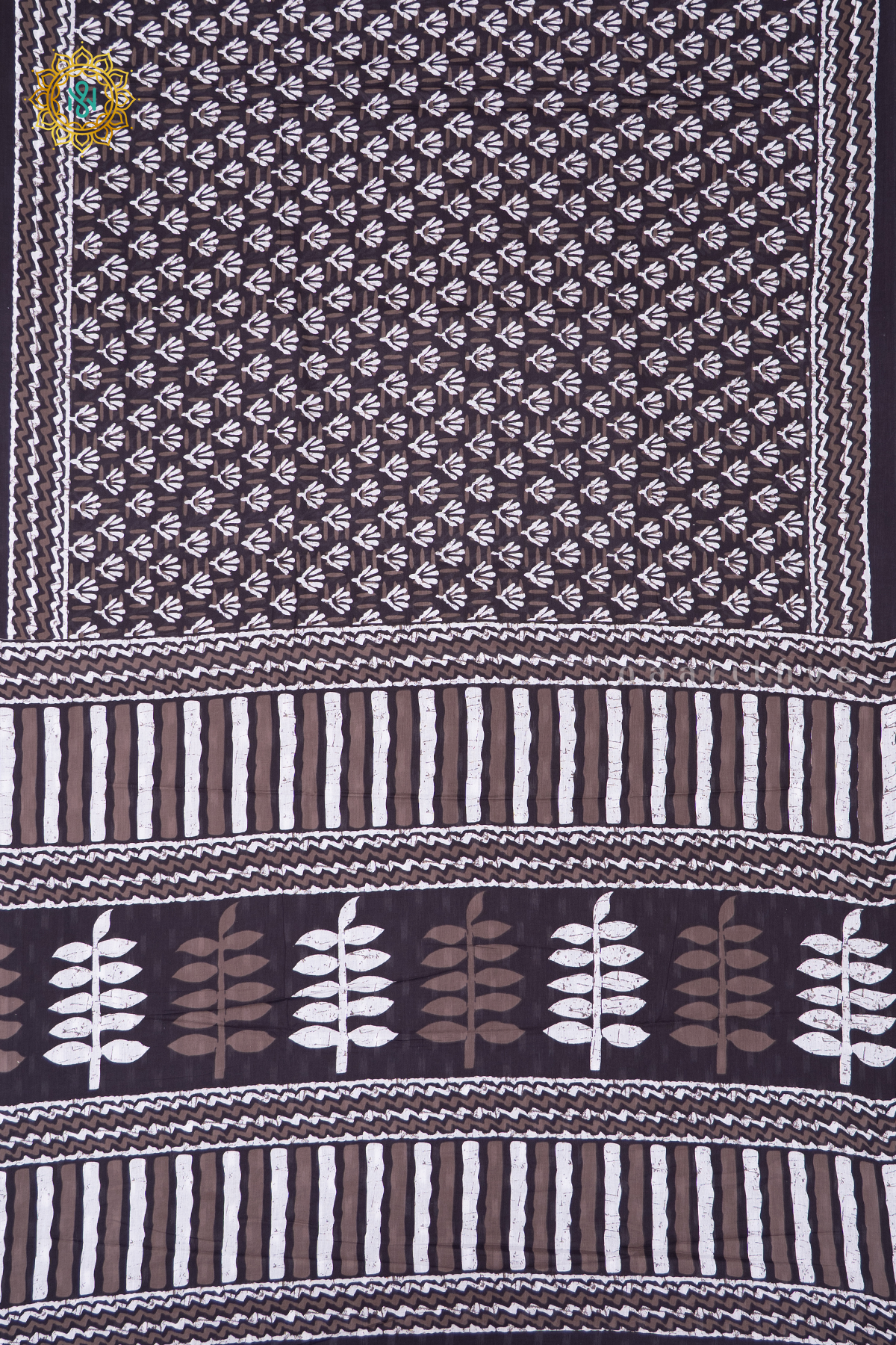 BLACK WITH WHITE - MUL COTTON