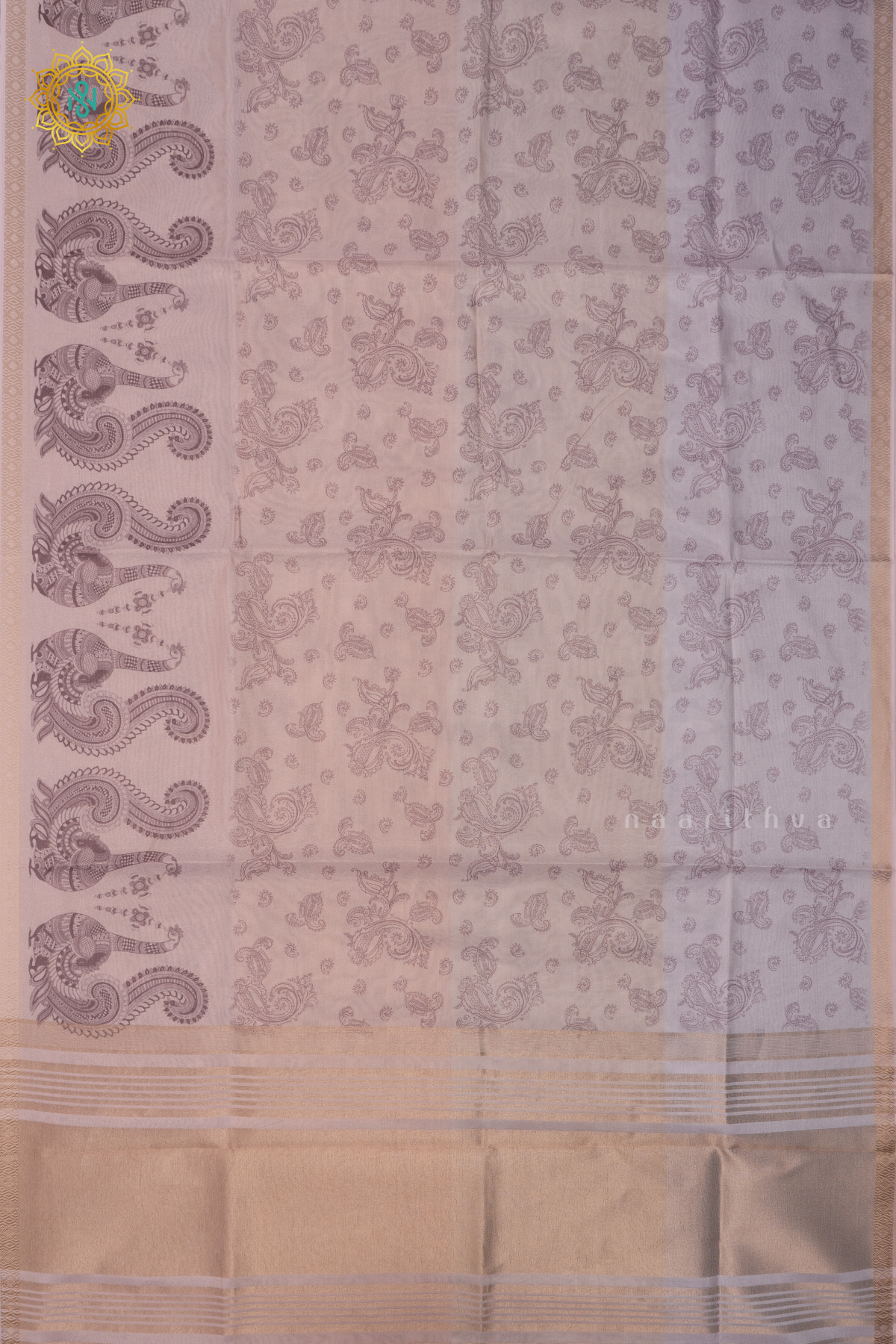 PEACH WITH BROWN - SEMI TISSUE