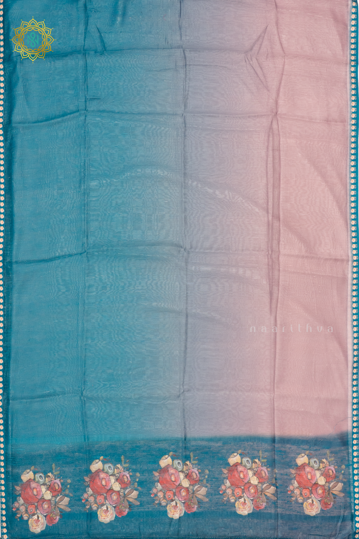 DUAL SHADE OF BLUE - LINEN BY COTTON