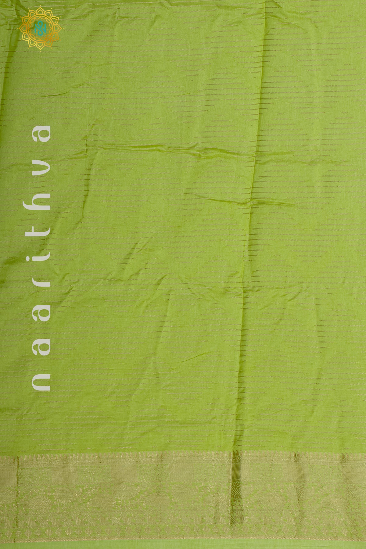 LIGHT GREEN WITH BOTTLE GREEN - DOLA SILK