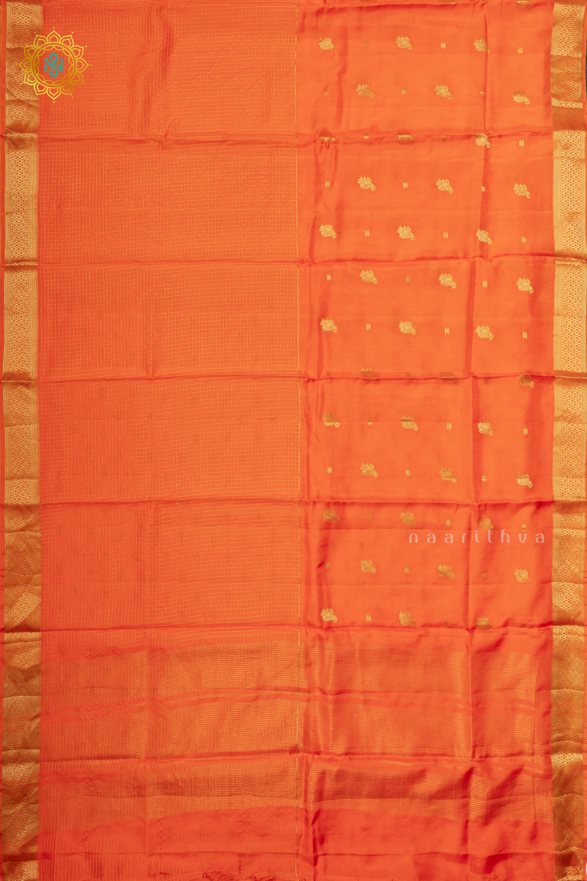 ORANGE - SEMI CREPE SILK