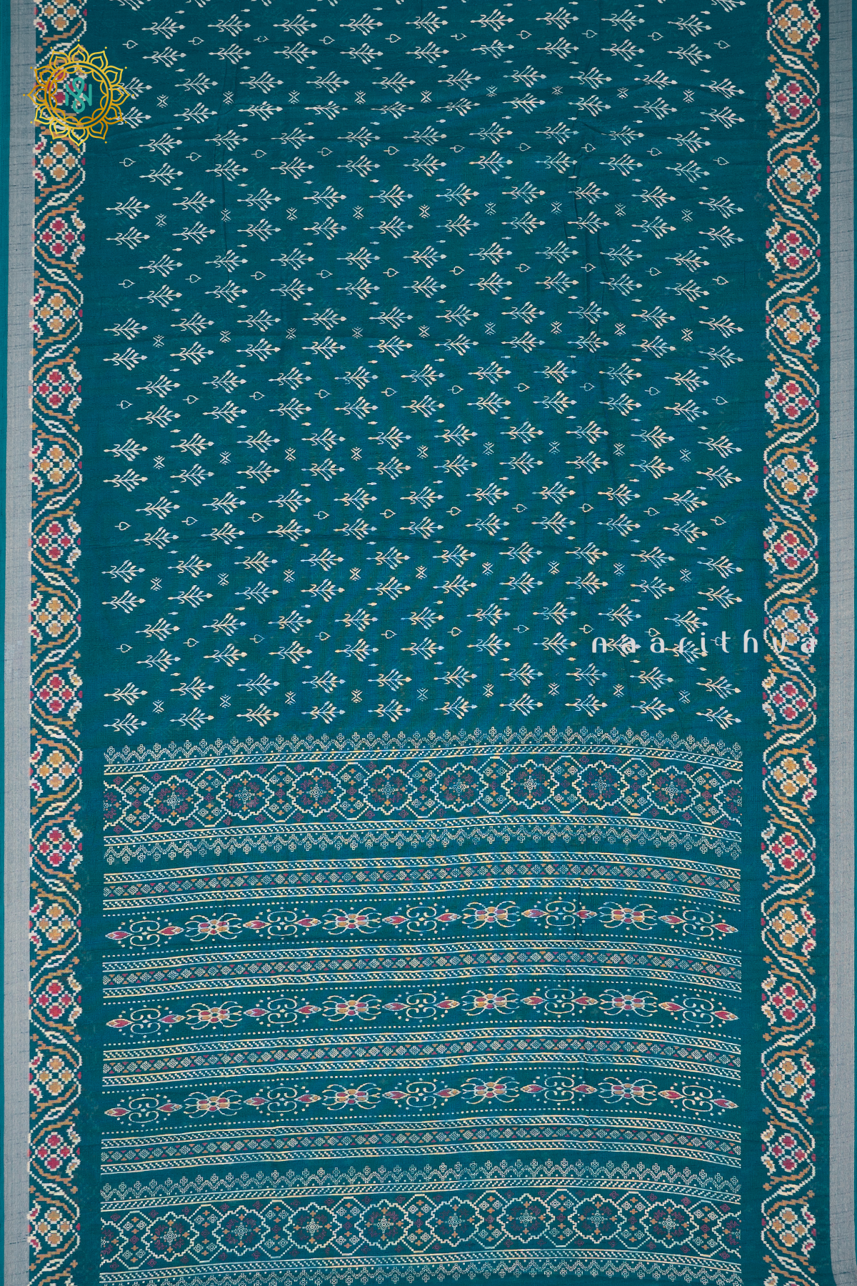 SKY BLUE - JUTE COTTON